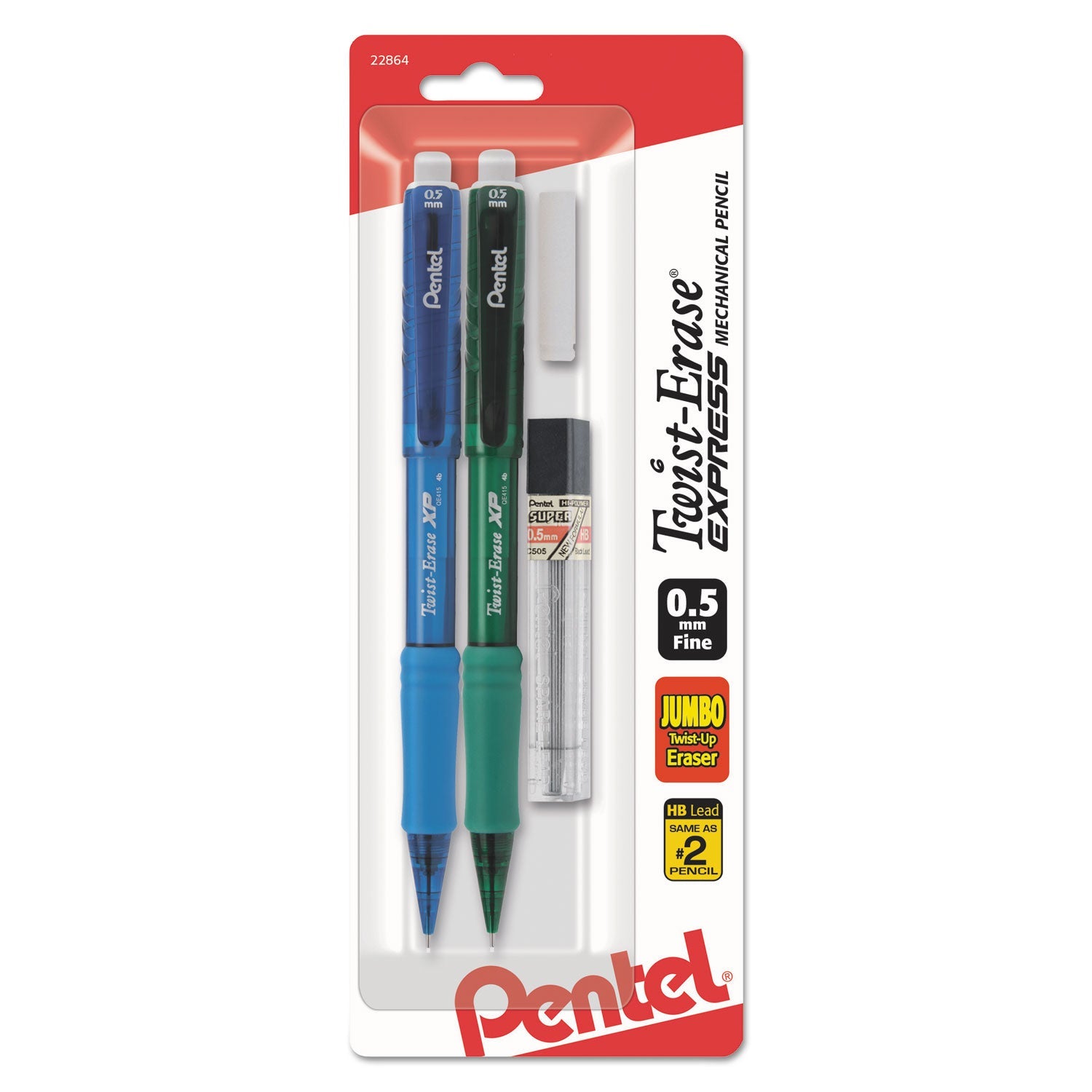 Twist-Erase EXPRESS Mechanical Pencils | 2-Pack