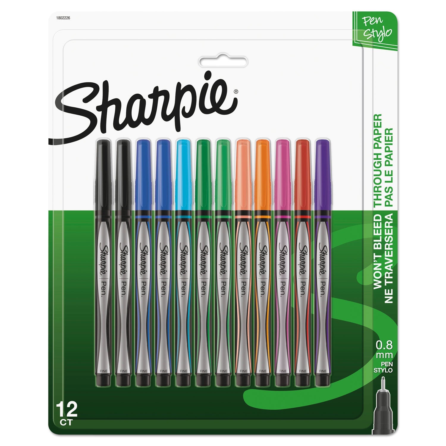 Porous Point Pen | Fine 0.4mm Assorted Dozen
