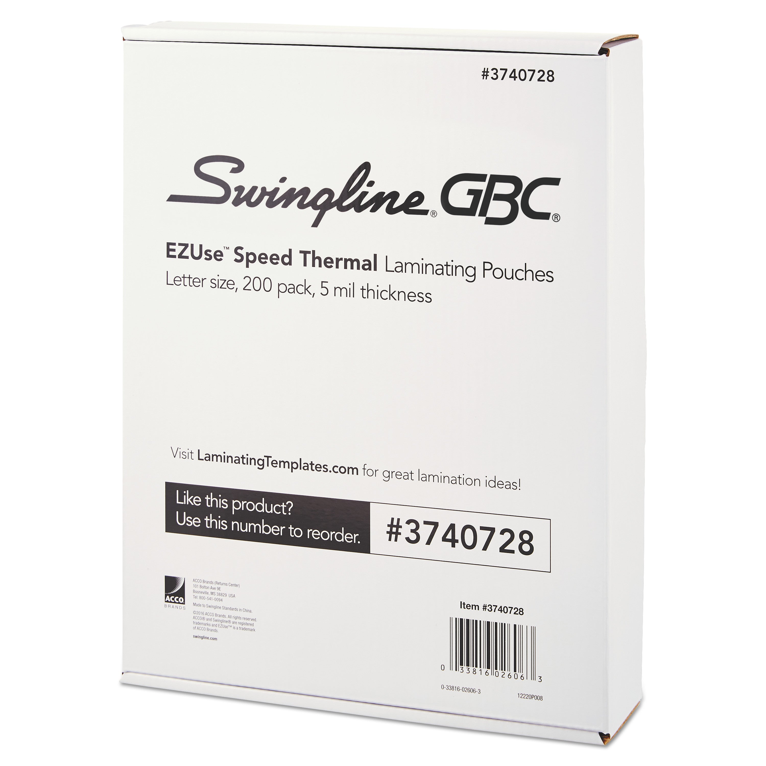 Ezuse Thermal Laminating Pouches | 5 Mil | 200-Pack