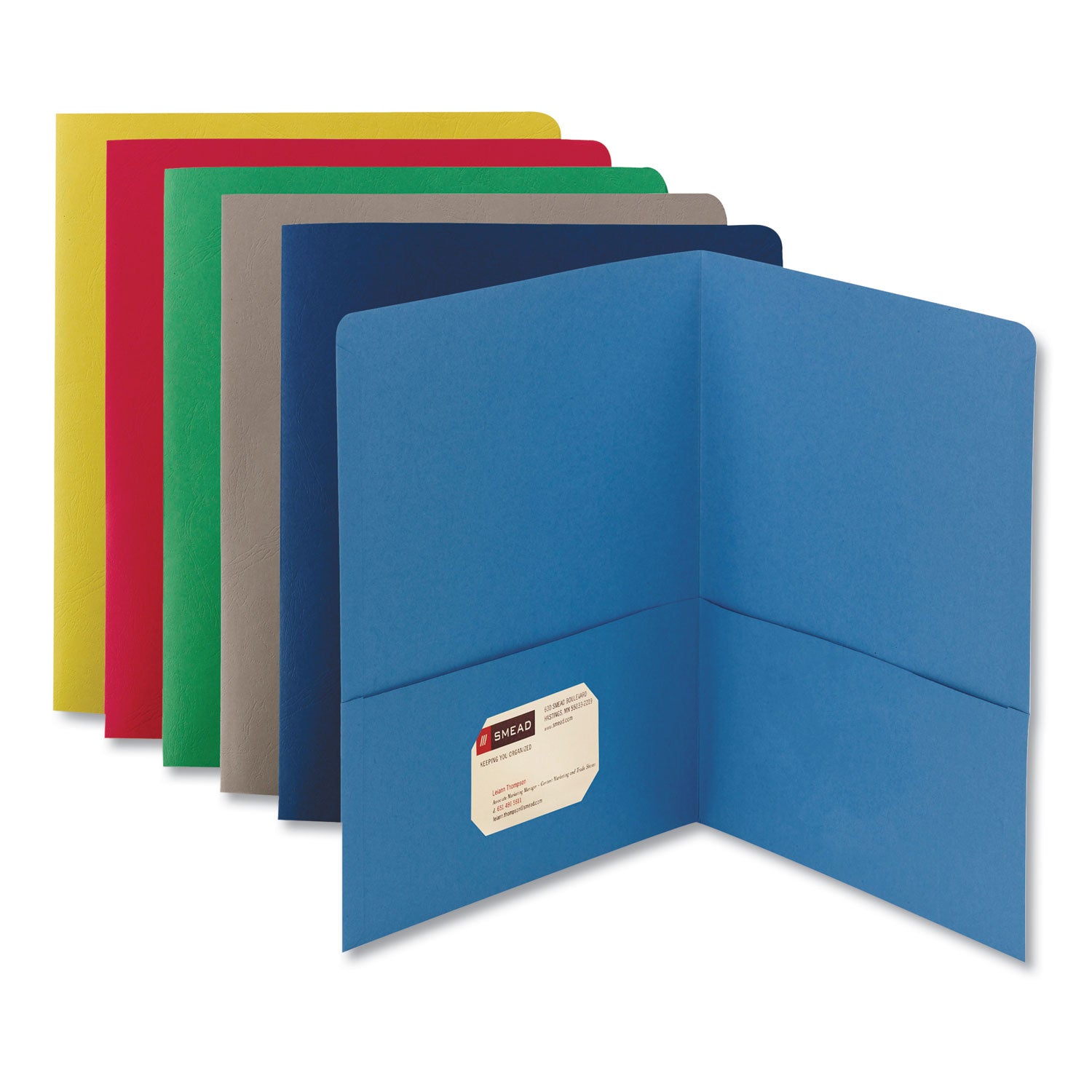Smead Two-Pocket Folder | Assorted 25/Box