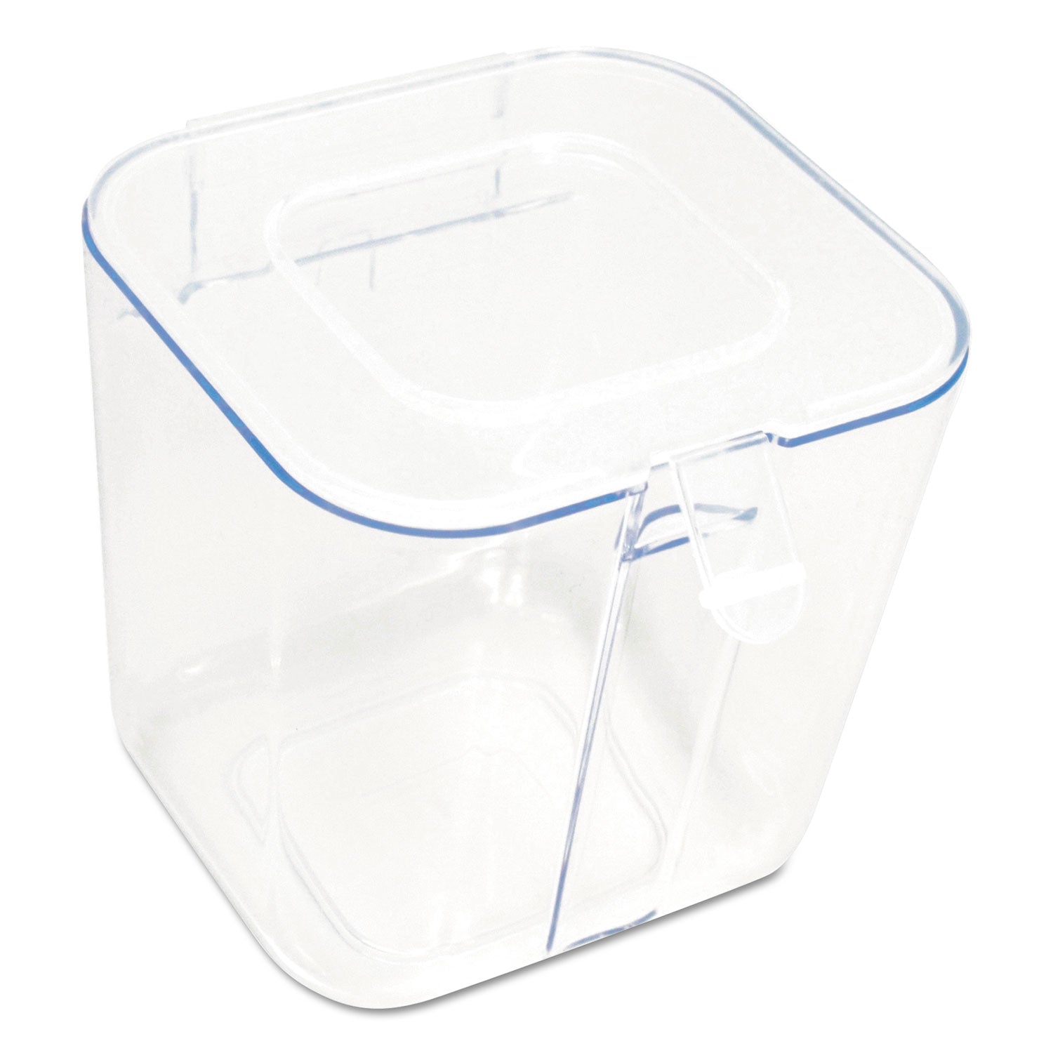 deflecto® Stackable Caddy Organizer, Small, Plastic, 4.33 x 4 x 4.38, White