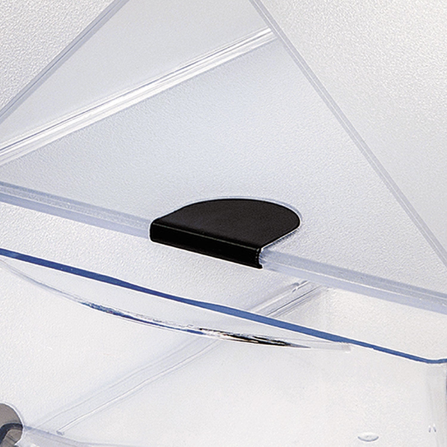 deflecto® Stackable Cube Organizer, 1 Compartment, 6 x 6 x 6, Plastic, Clear