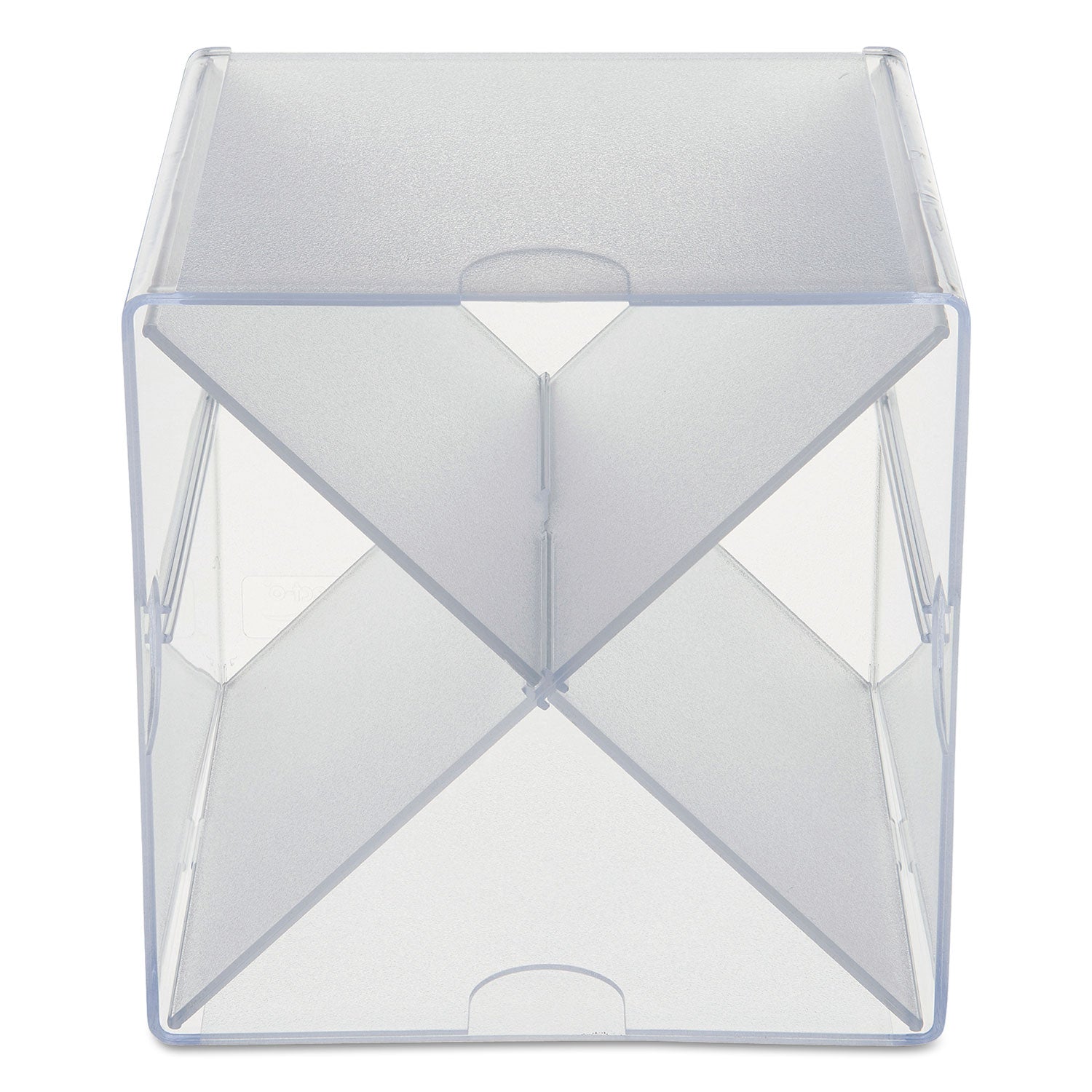 Stackable Cube Organizer | X Divider, Clear