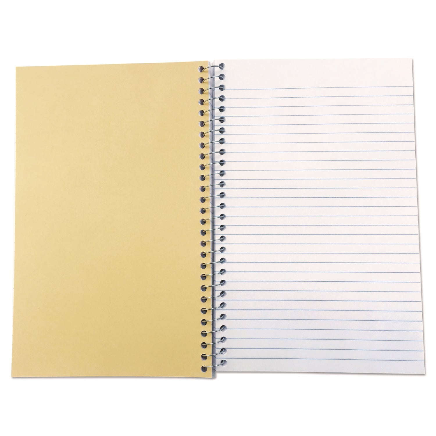 Universal® Wirebound Notebook, 3-Subject, Medium/College Rule, Black Cover, (120) 9.5 x 6 Sheets