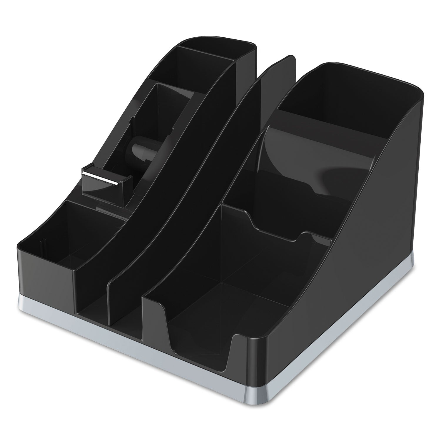 deflecto Silhouettes All-In-One Caddy | Black