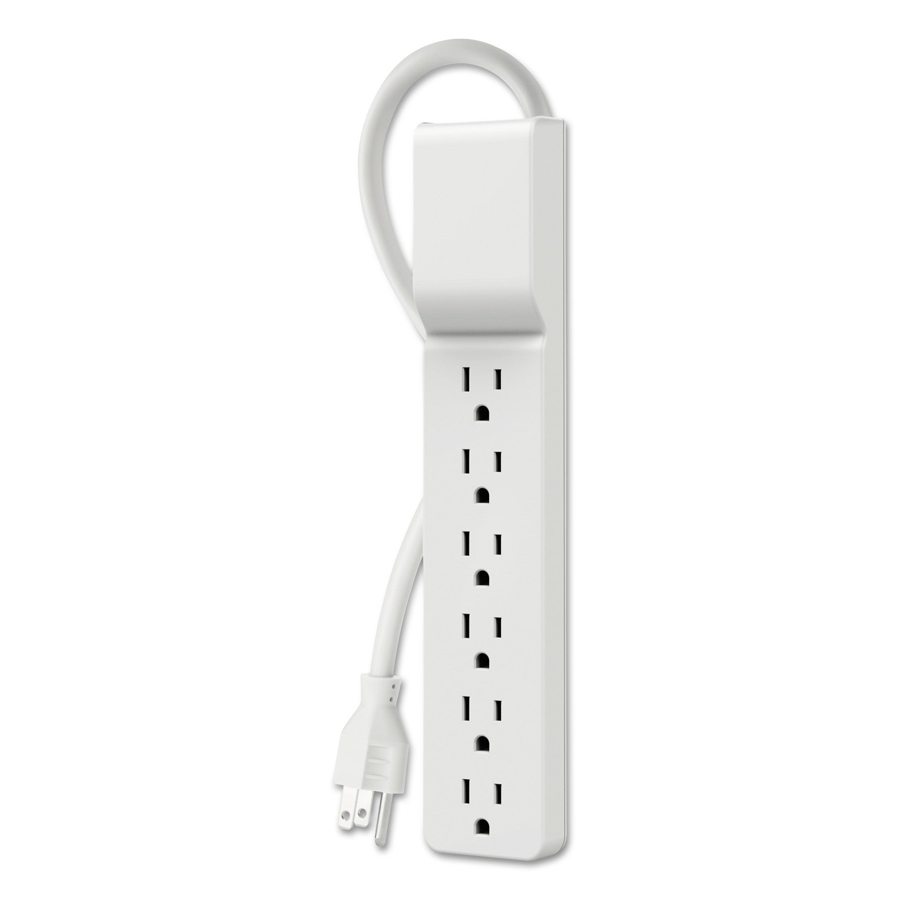 Belkin® Home/Office Surge Protector, 6 AC Outlets, 10 ft Cord, 720 J, White - Bloom Skins