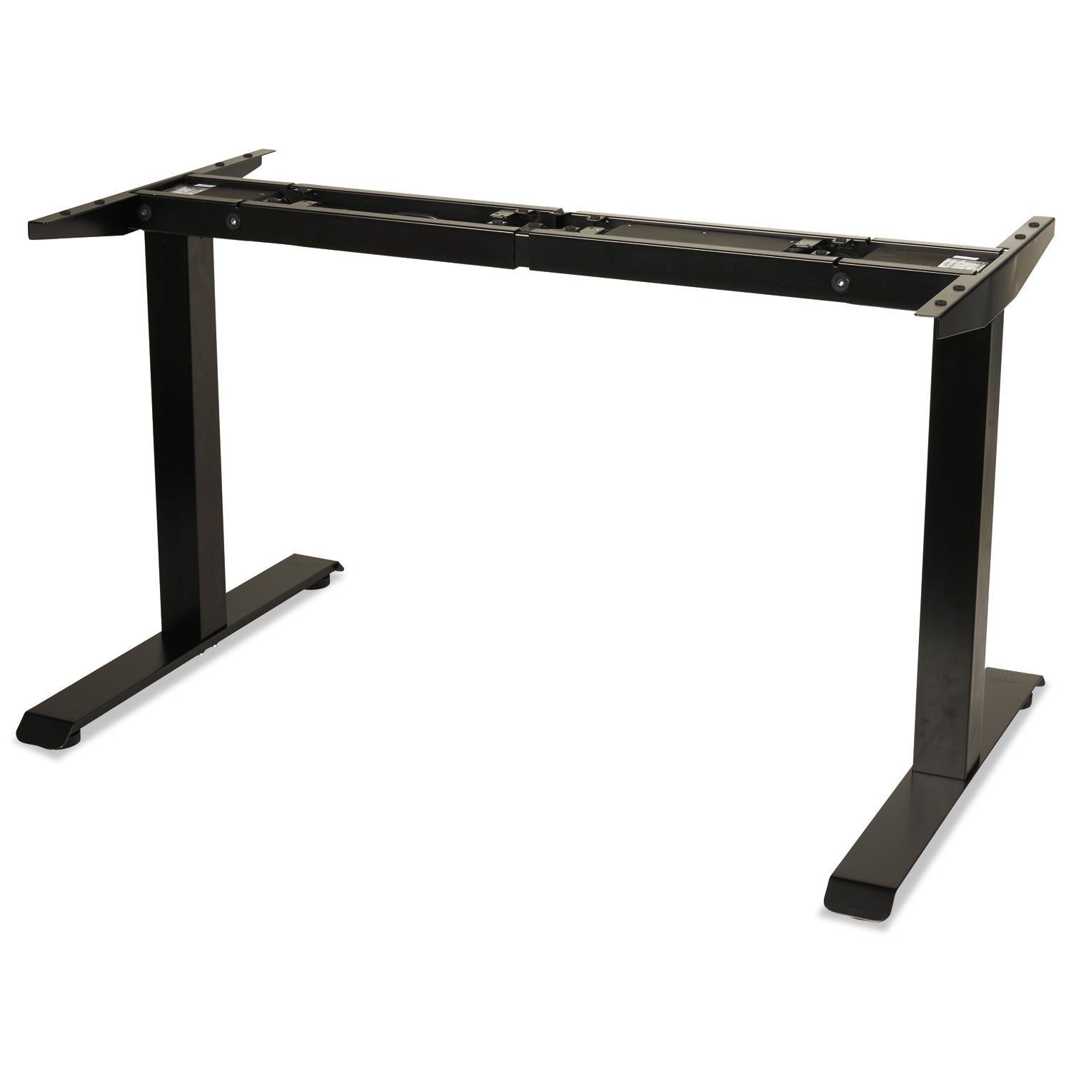 Alera® AdaptivErgo Sit-Stand Two-Stage Electric Height-Adjustable Table Base, 48.06" x 24.35" x 27.5" to 47.2", Black