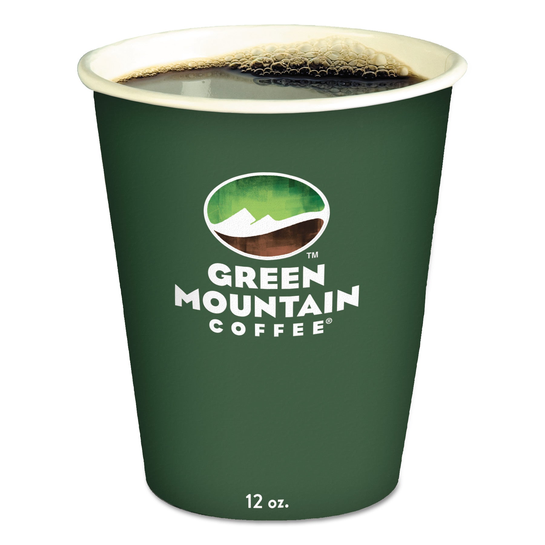 Green Mountain Coffee Paper Hot Cups | 12 oz