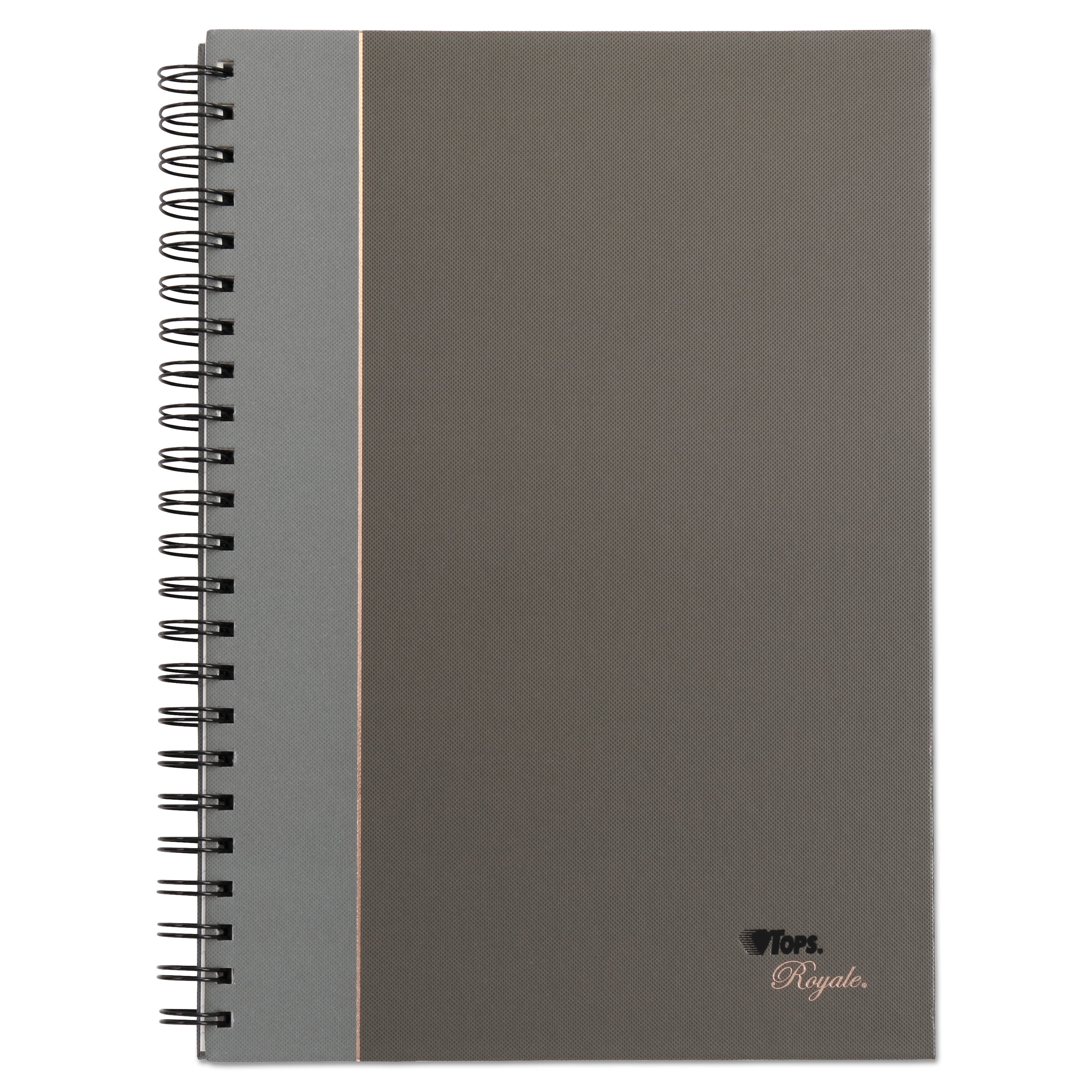 TOPS Royale Wirebound Business Notebooks | Black