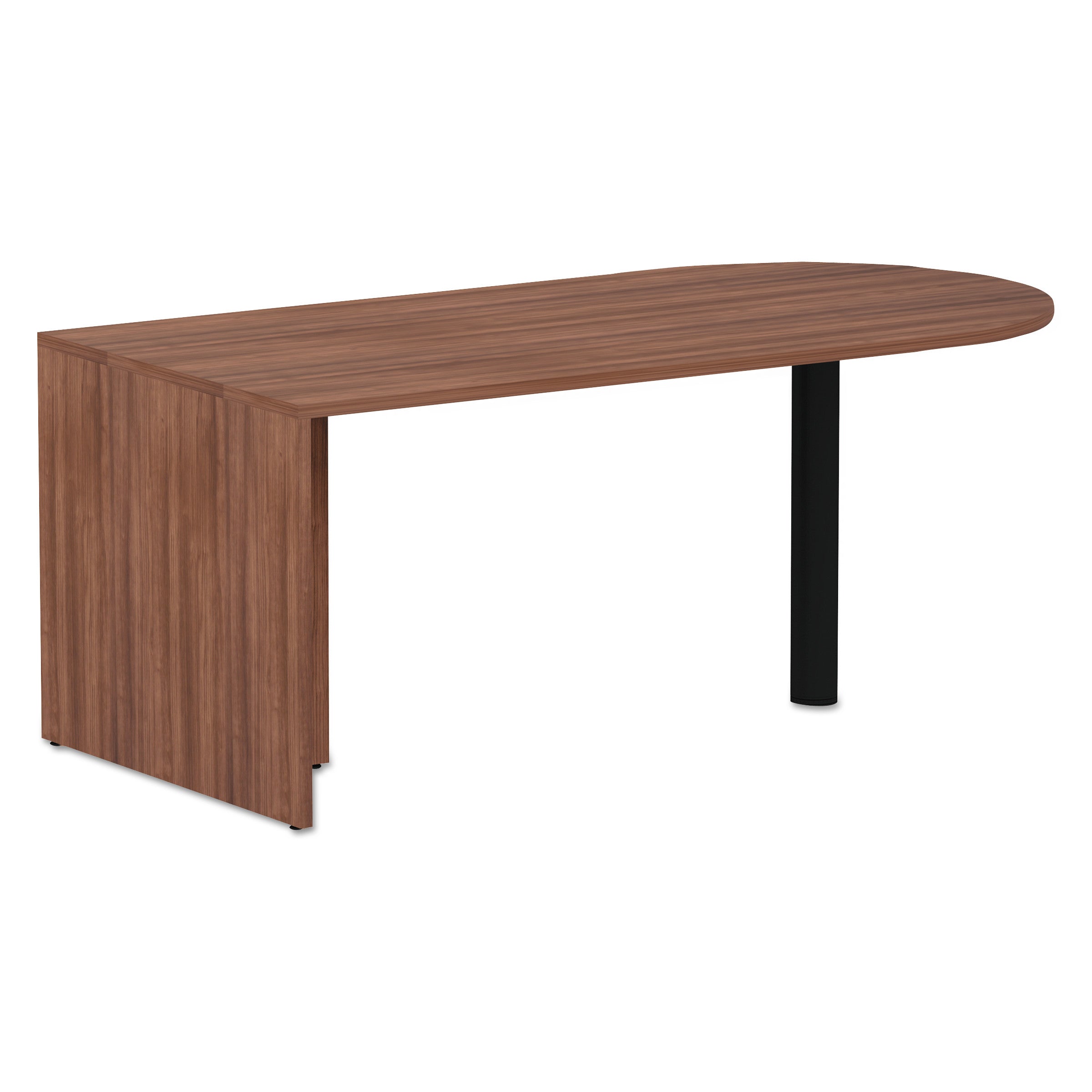 Alera® Alera Valencia Series D-Top Desk, 71" X 29.5" X 29.5", Modern Walnut