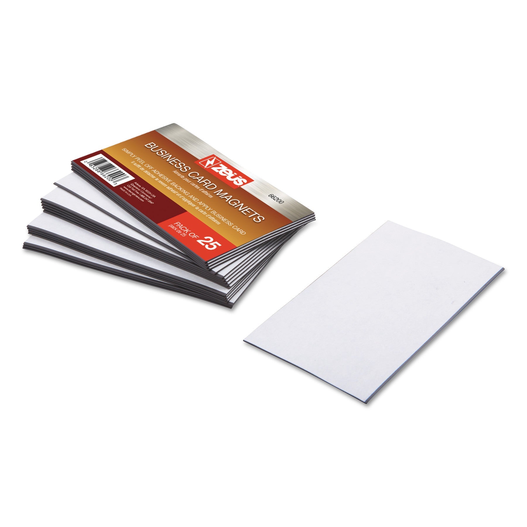 Business Card Magnets | 2x3.5 | White, 25/pack