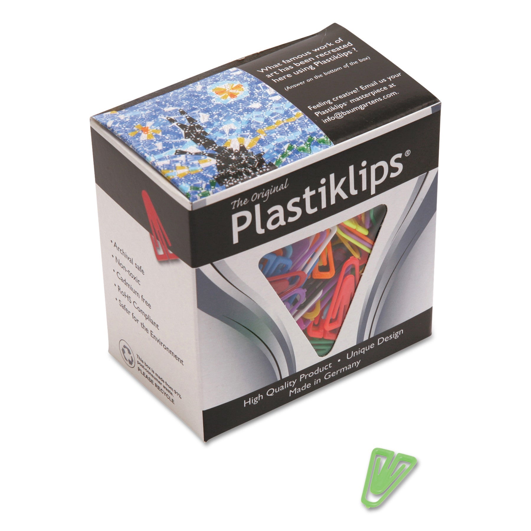 Plastiklips Paper Clips | Assorted Colors, 1000ct