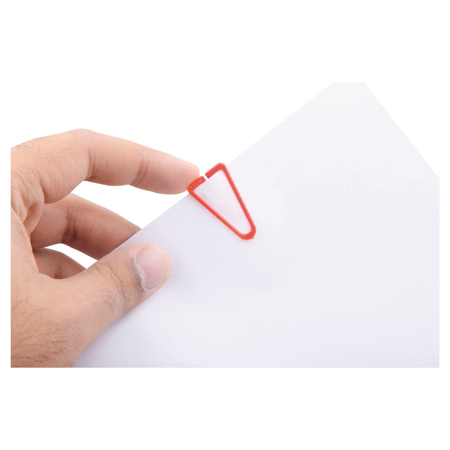 Baumgartens® Plastiklips Paper Clips, Large, Smooth, Assorted Colors, 200/Box