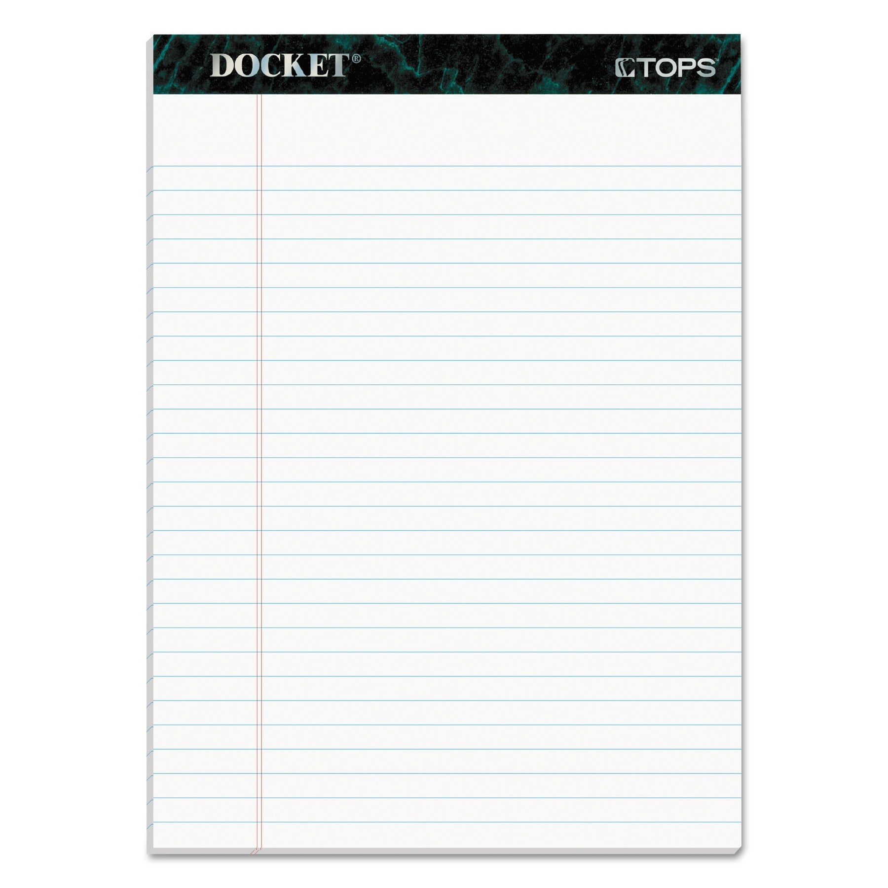TOPS® Docket Ruled Pads | 8.5x11.75 12-Pack