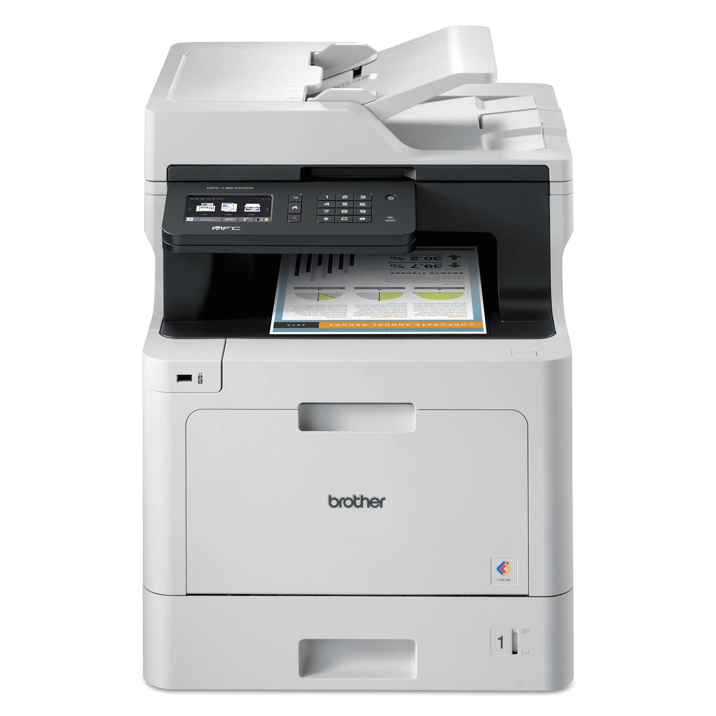 Brother Mfcl8610cdw Business Color Laser All-In-One Printer With Duplex Printing And Wireless Networking