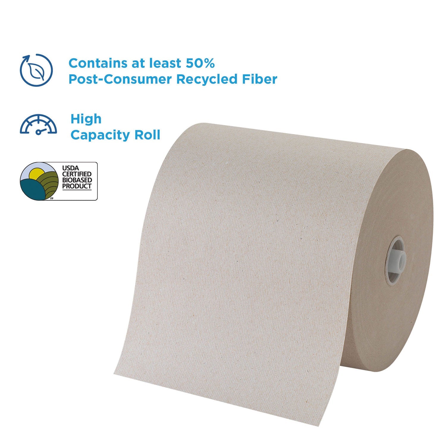 Georgia Pacific® Professional Pacific Blue Ultra Paper Towels, 1-Ply, 7.87" x 1,150 ft, Natural, 3 Rolls/Carton