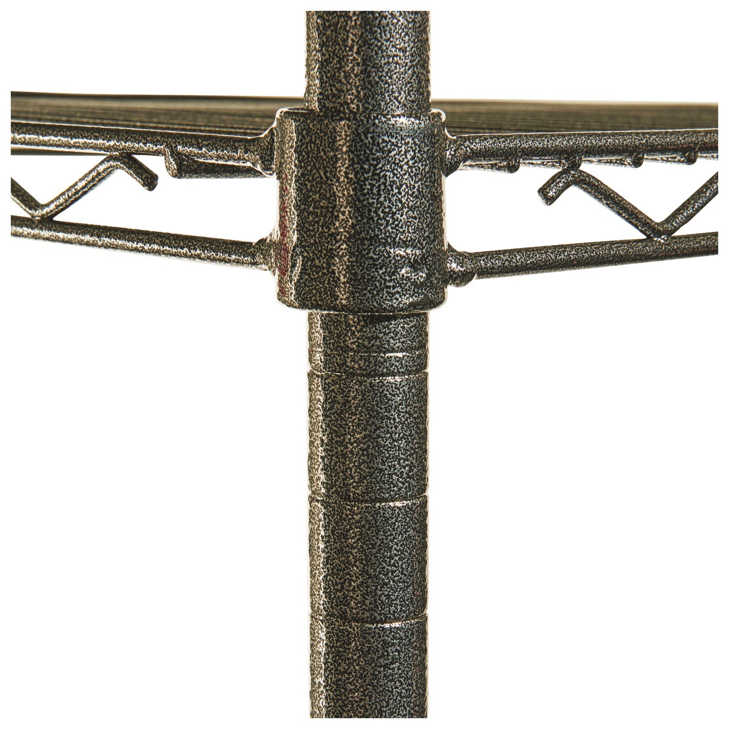 Alera® Wire Shelving Starter Kit, Four-Shelf, 48w X 24d X 72h, Black Anthracite