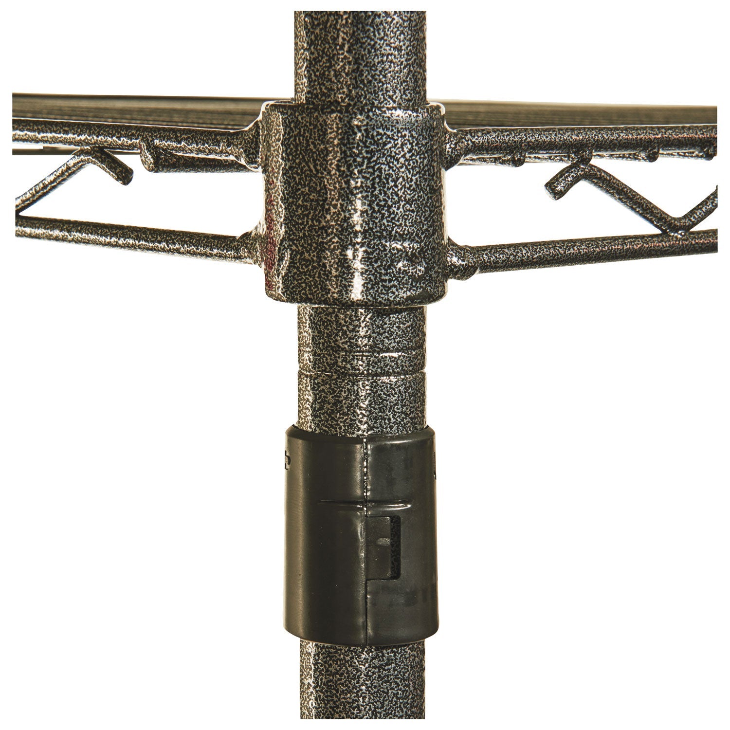 Alera® Wire Shelving Starter Kit, Four-Shelf, 48w X 24d X 72h, Black Anthracite