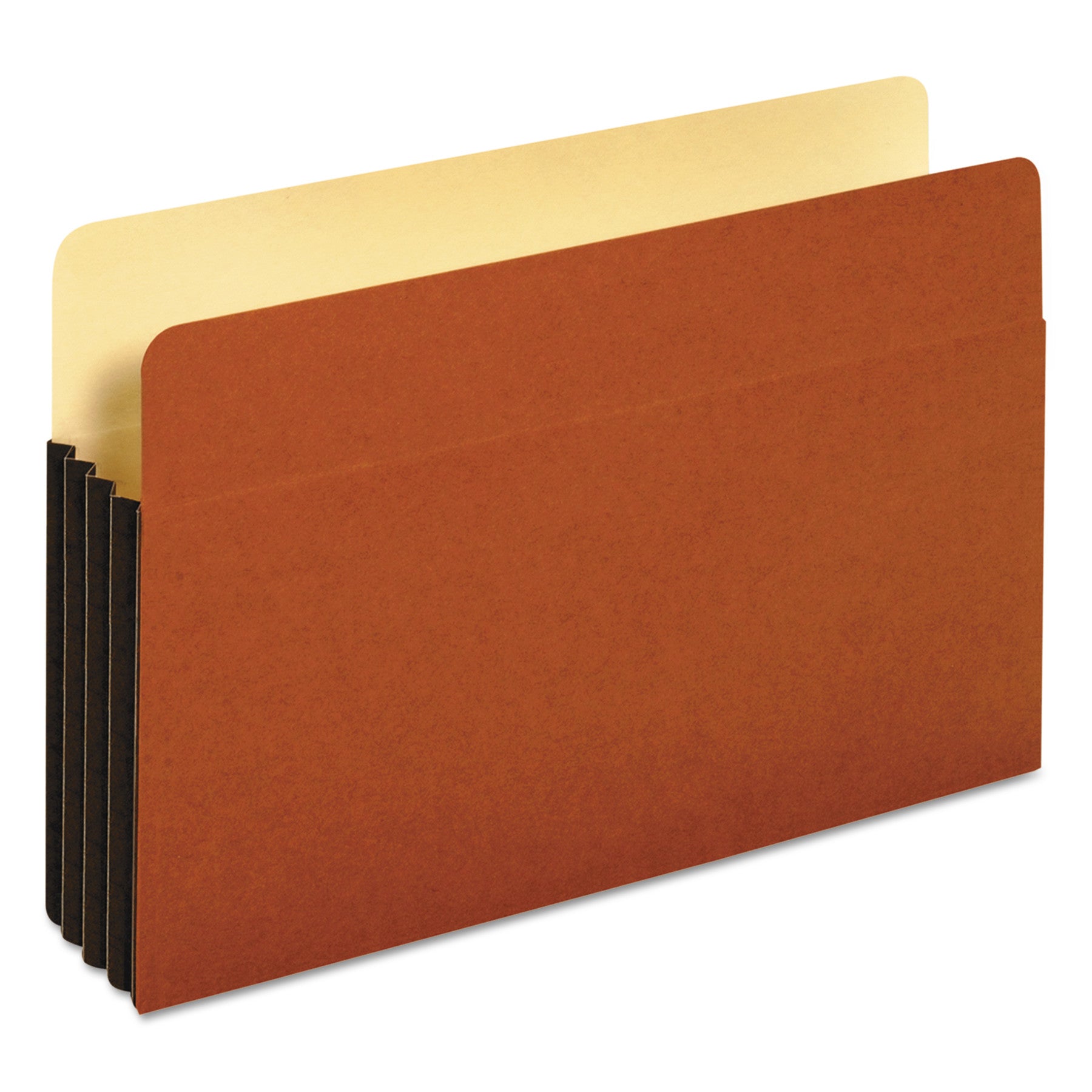 Pendaflex® File Pocket with Tyvek, 3.5" Expansion, Legal Size, Redrope, 10/Box