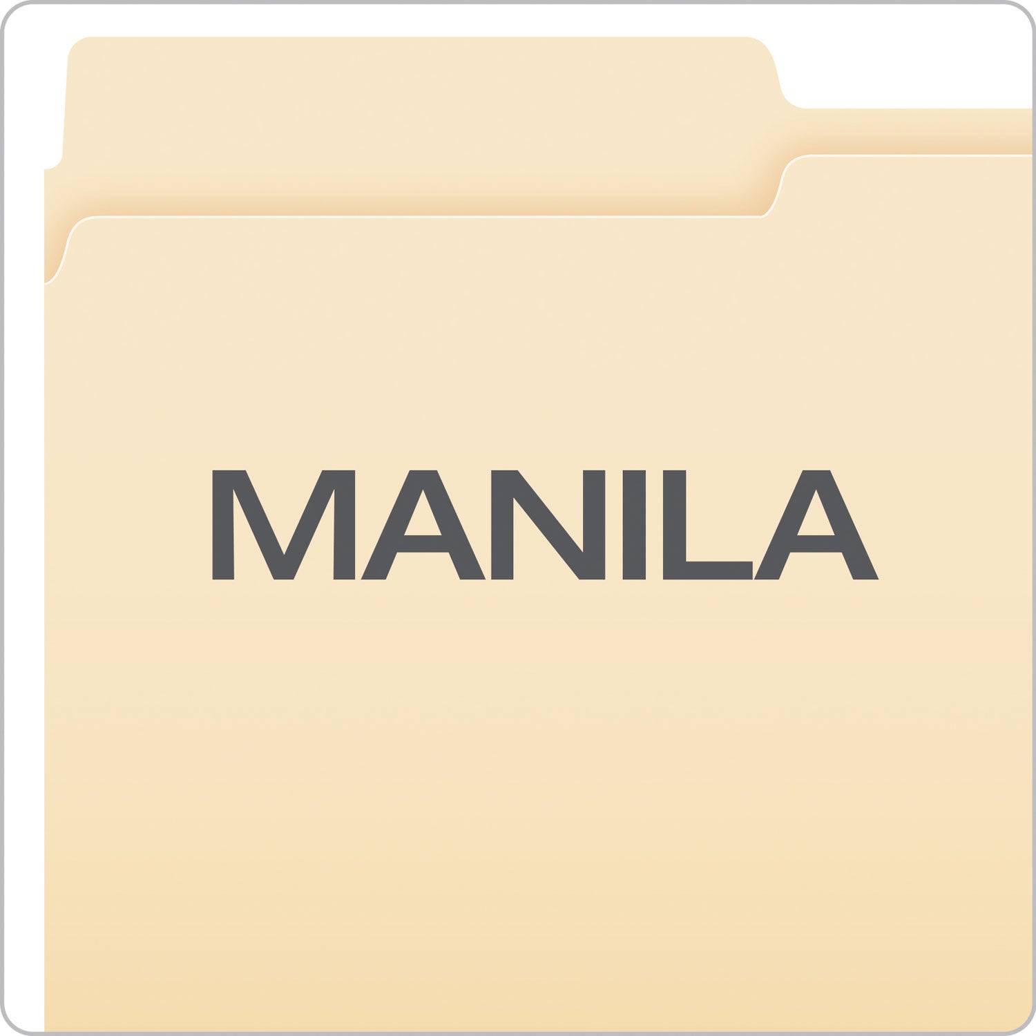 Pendaflex® Manila File Folders, 1/2-Cut Tabs: Assorted, Letter Size, 0.75" Expansion, Manila, 100/Box