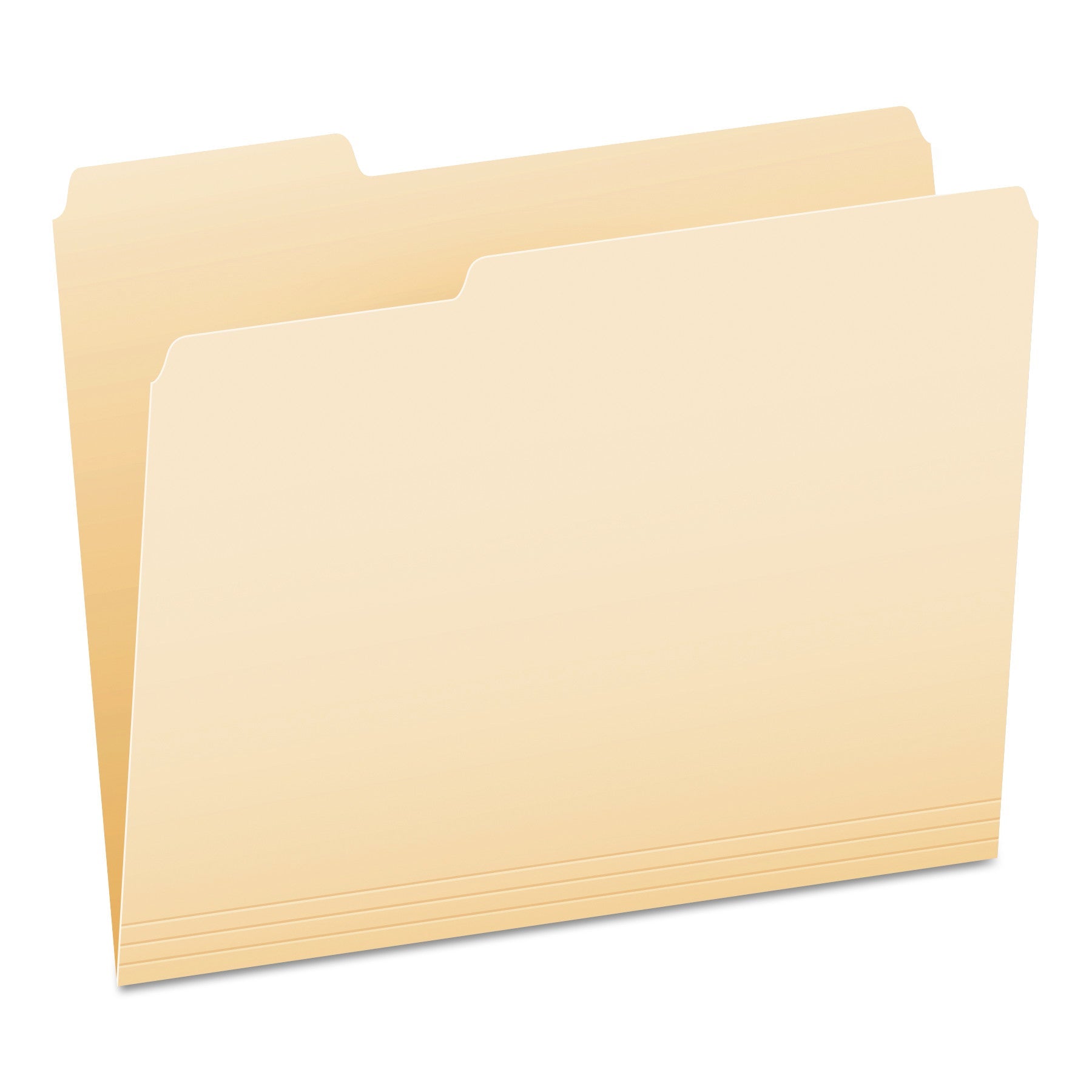 Pendaflex® Manila File Folders, 1/3-Cut Tabs: Left Position, Letter Size, 0.75" Expansion, Manila, 100/Box