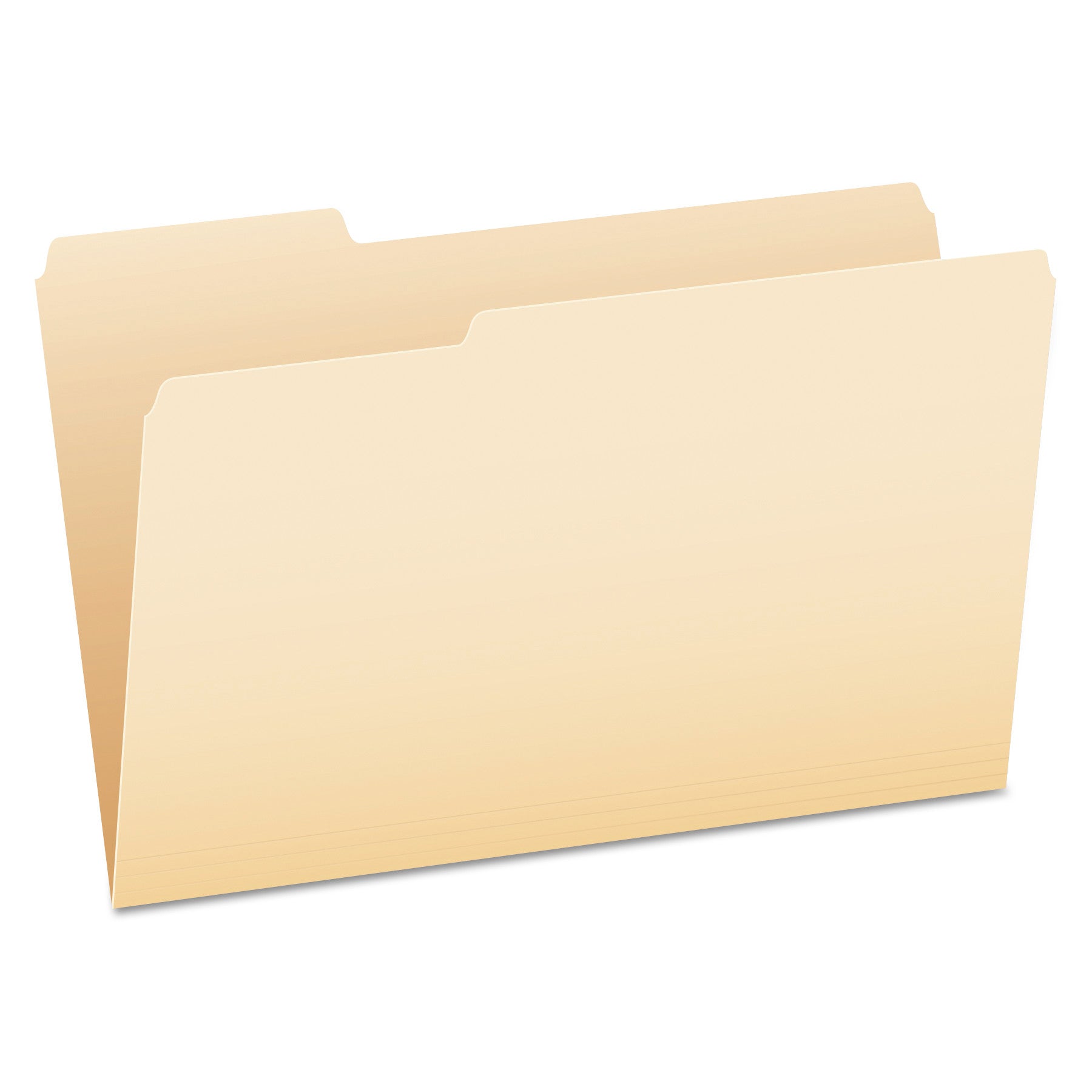 Pendaflex® Manila File Folders, 1/3-Cut Tabs: Assorted, Legal Size, 0.75" Expansion, Manila, 100/Box