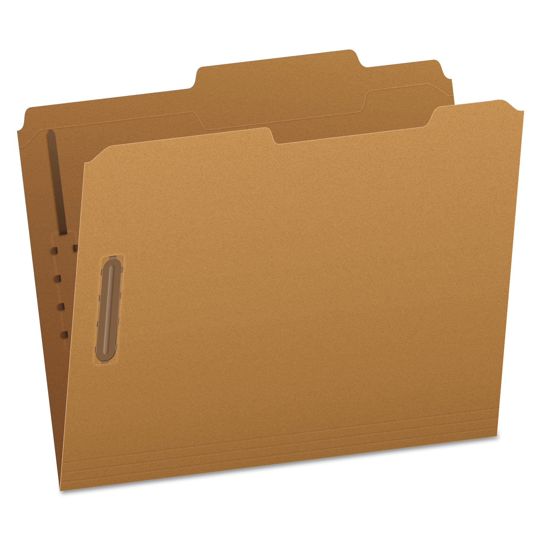 Pendaflex® Kraft Fastener Folders, 2/5-Cut Tabs, 2 Fasteners, Letter Size, Kraft Exterior, 50/Box