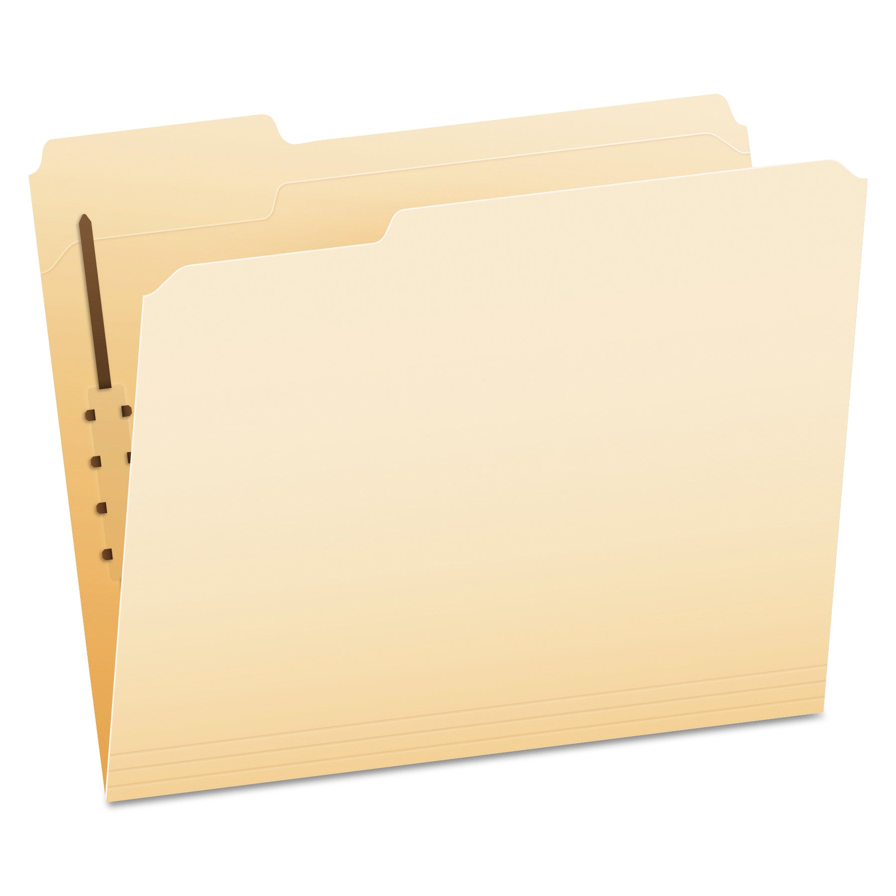 Pendaflex® Manila Fastener Folders, 1/3-Cut Tabs, 1 Fastener, Letter Size, Manila Exterior, 50/Box