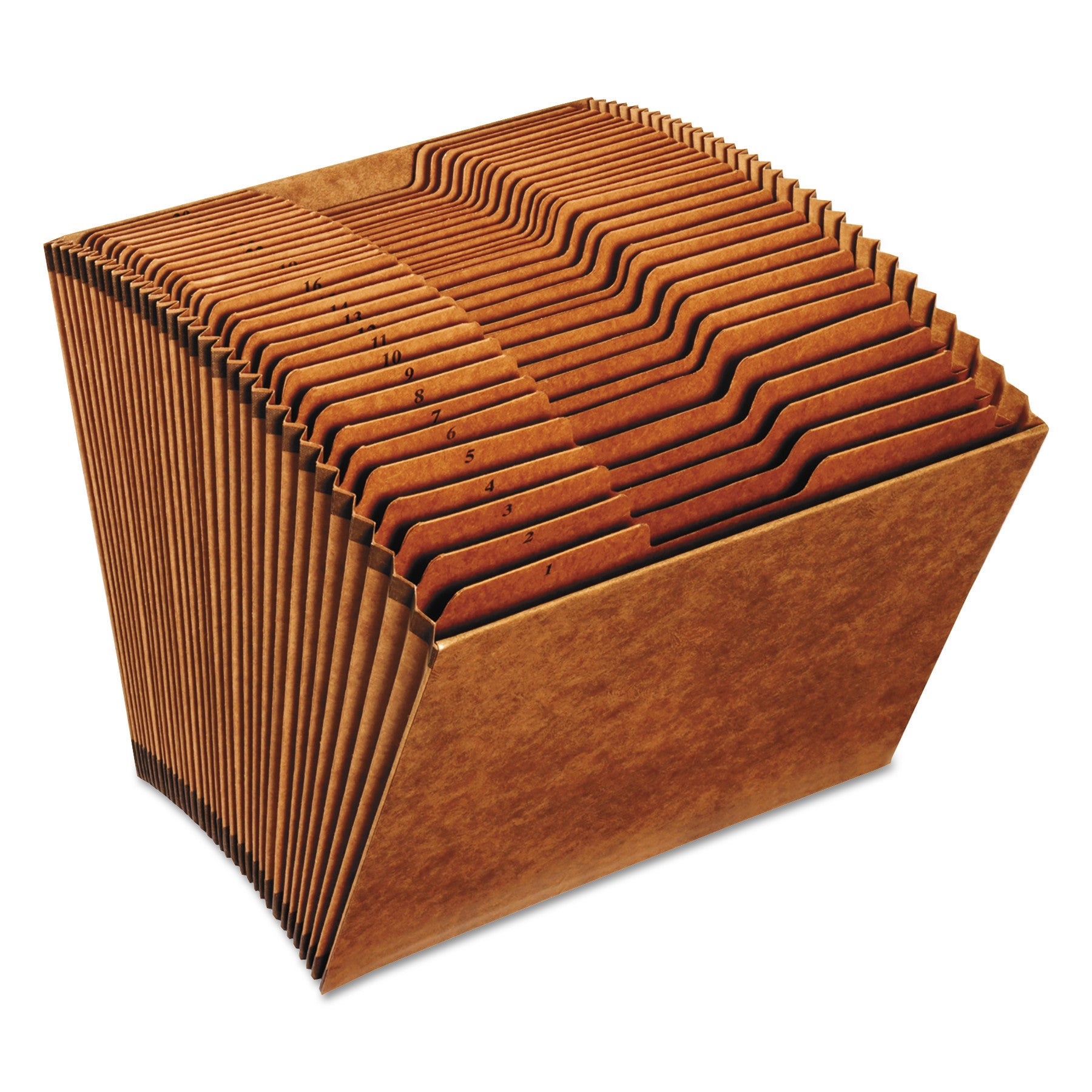 Pendaflex® Heavy-Duty Open-Top Expanding Stadium File, 31 Sections, 1/3-Cut Tabs, Letter Size, Redrope