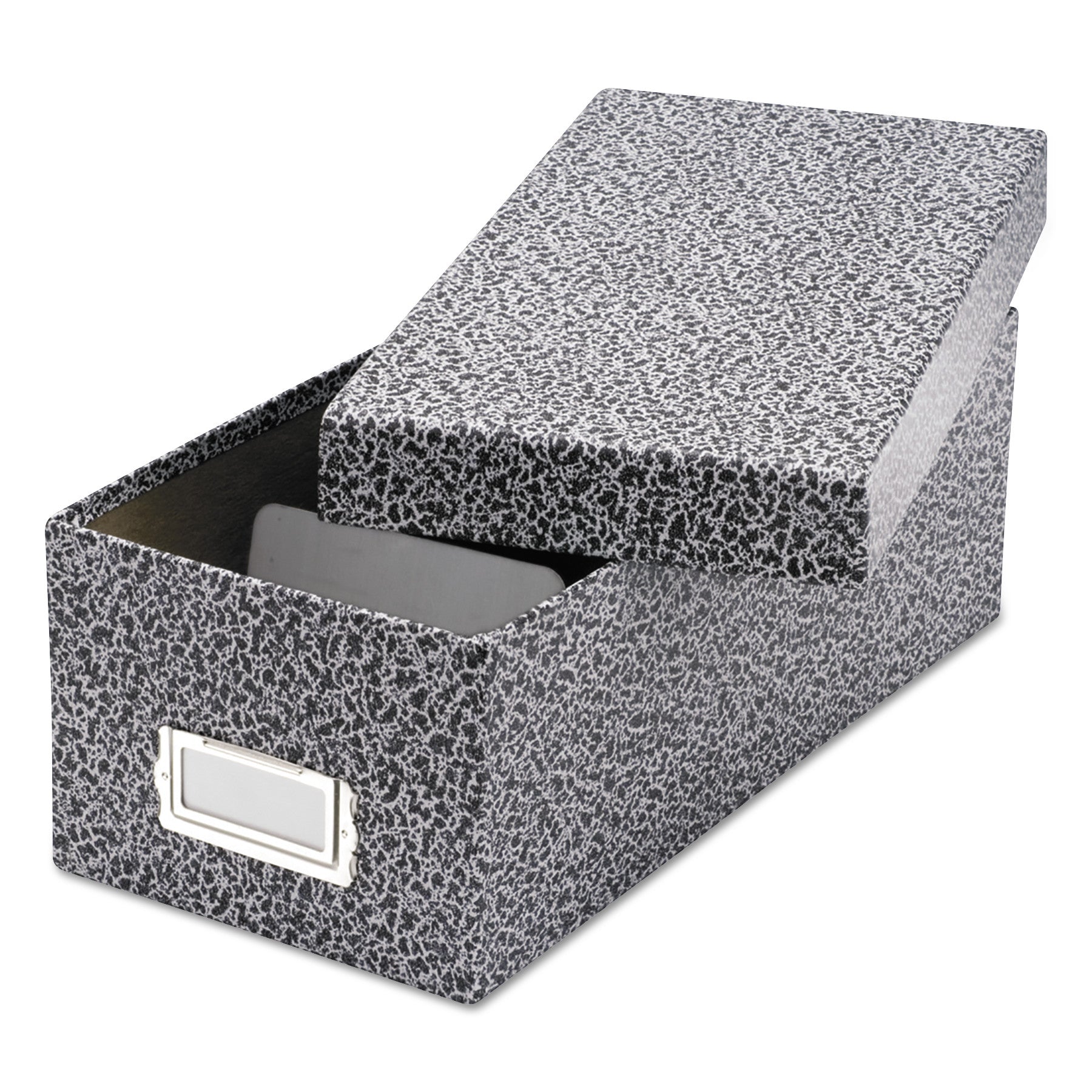 Oxford Reinforced Board Card File | 3x5 Black/White