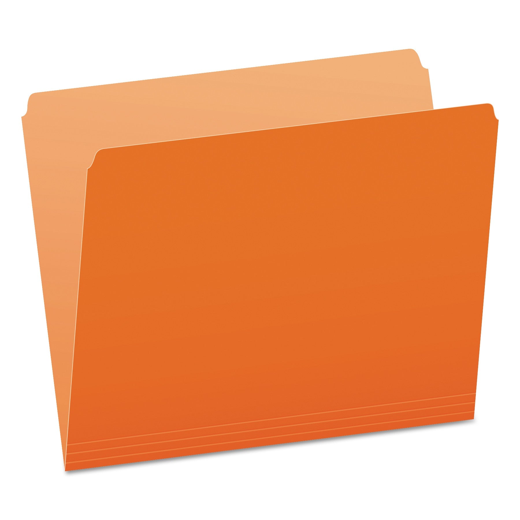 Colored File Folders | Orange | 100-Box