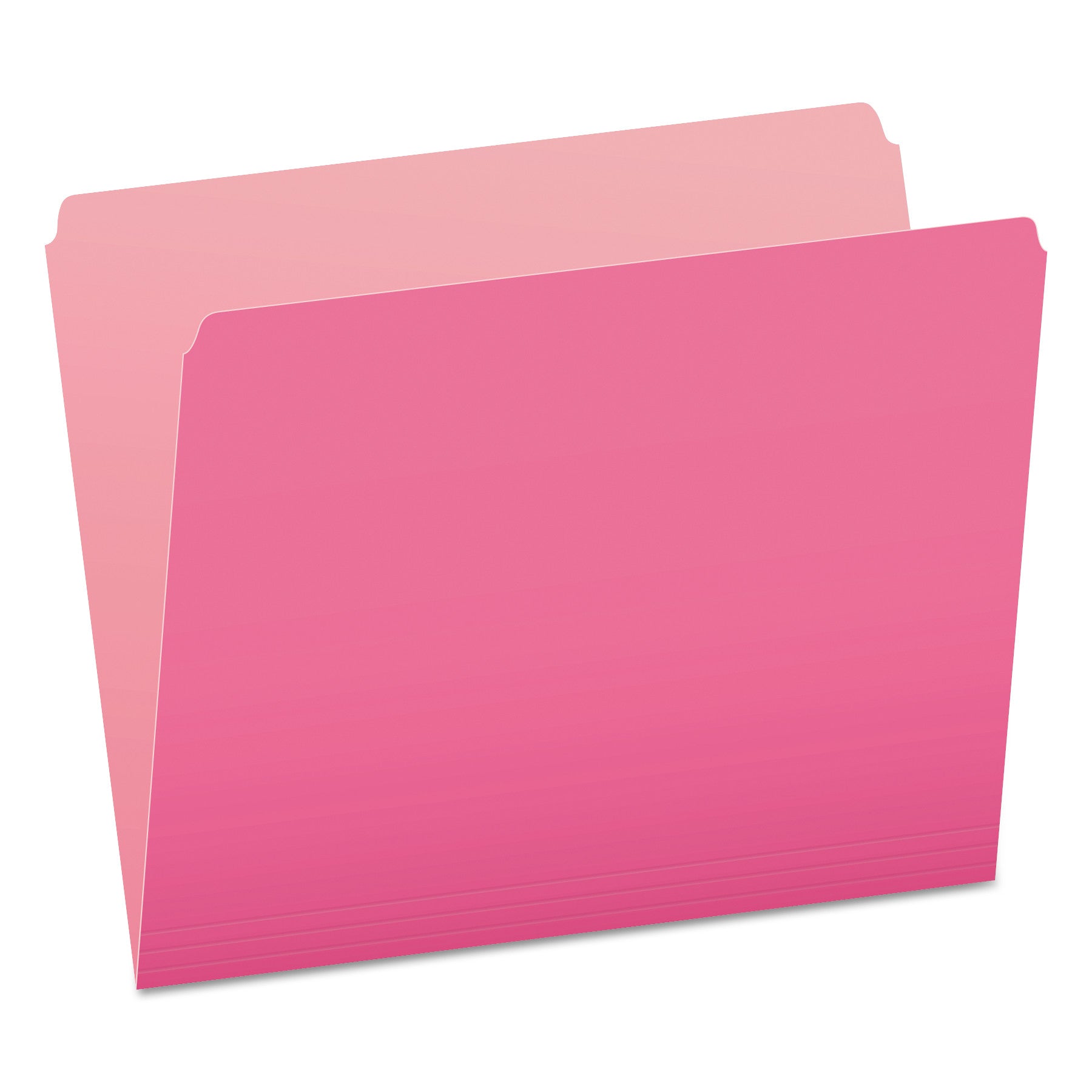Colored File Folders | Pink | 100-Box