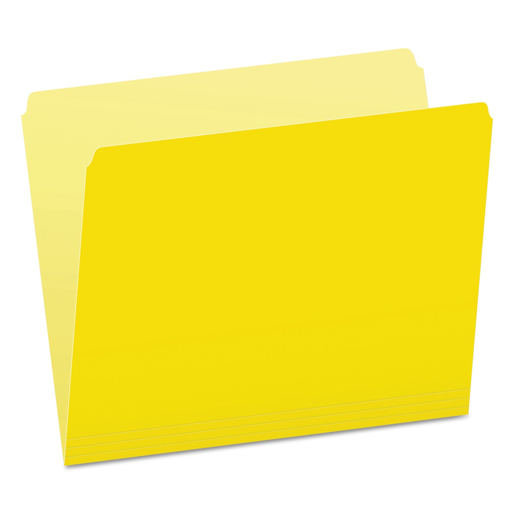 Colored File Folders | Yellow | 100-Box