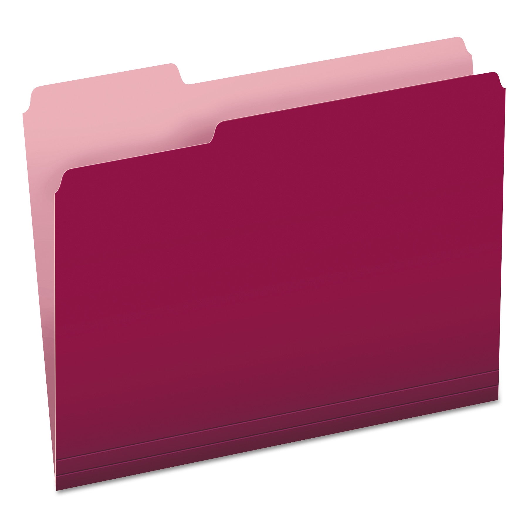 Colored File Folders | Burgundy | 100-Box