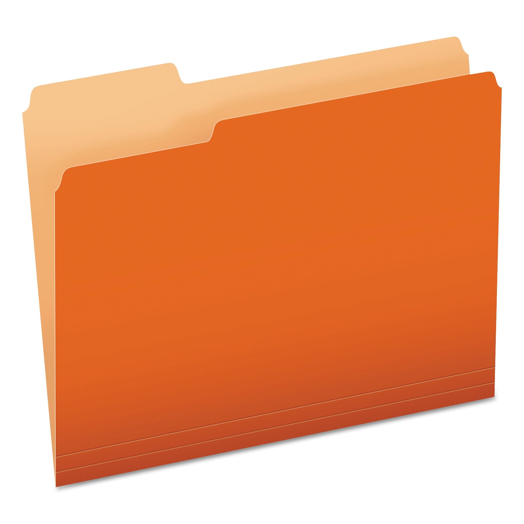 Colored File Folders | Orange | 100-Box