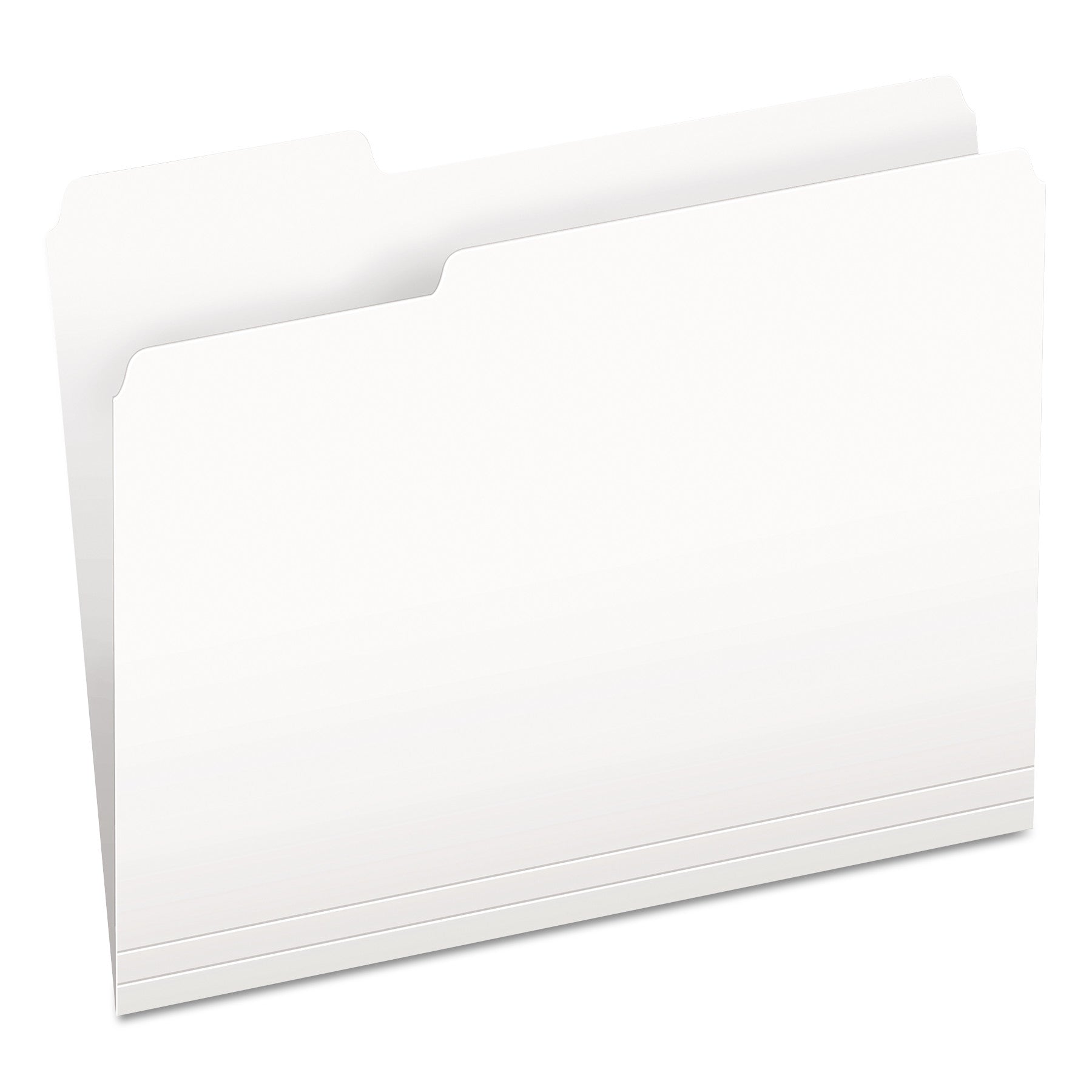 Colored File Folders | White | 100-Box