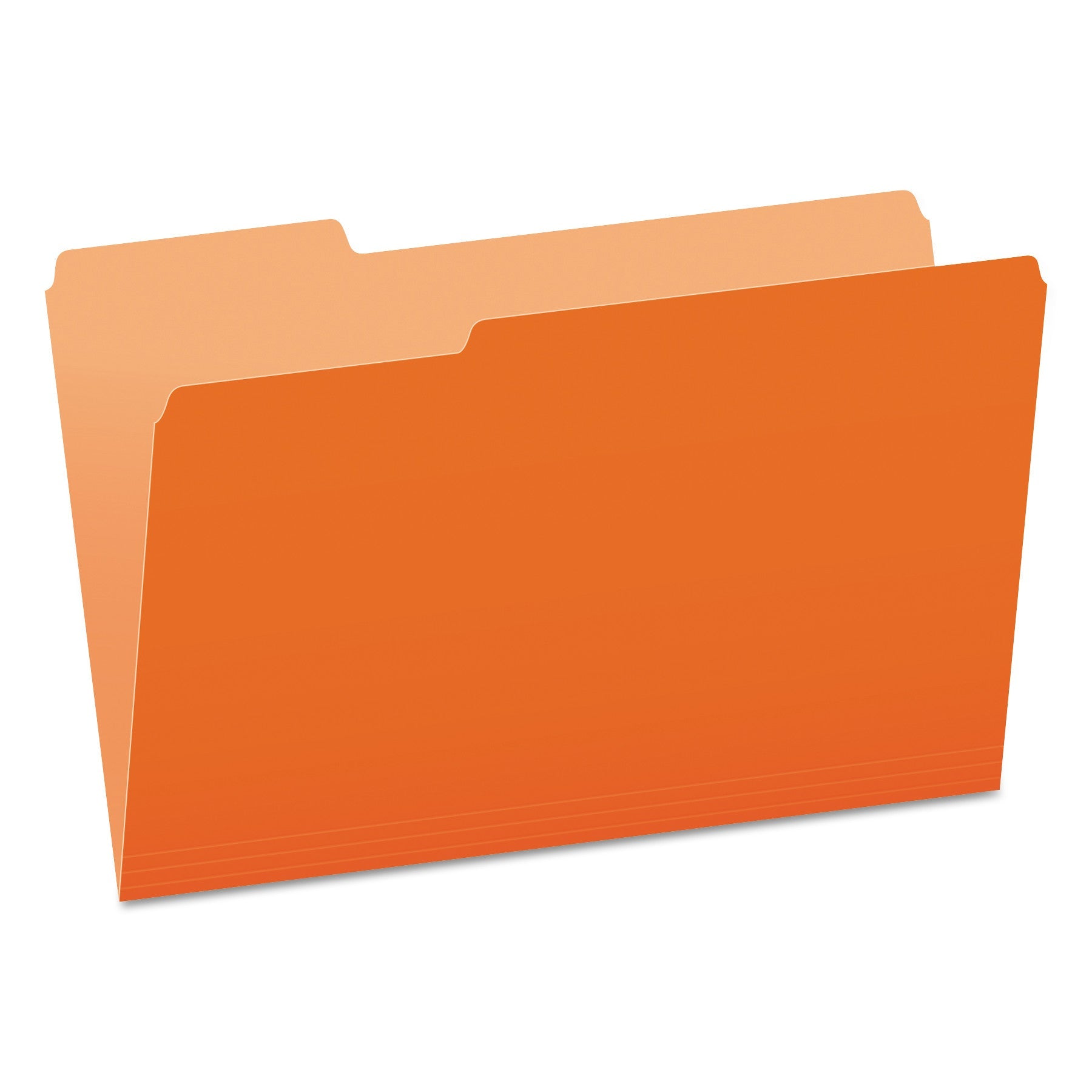 Colored File Folders | Orange | 100-Box