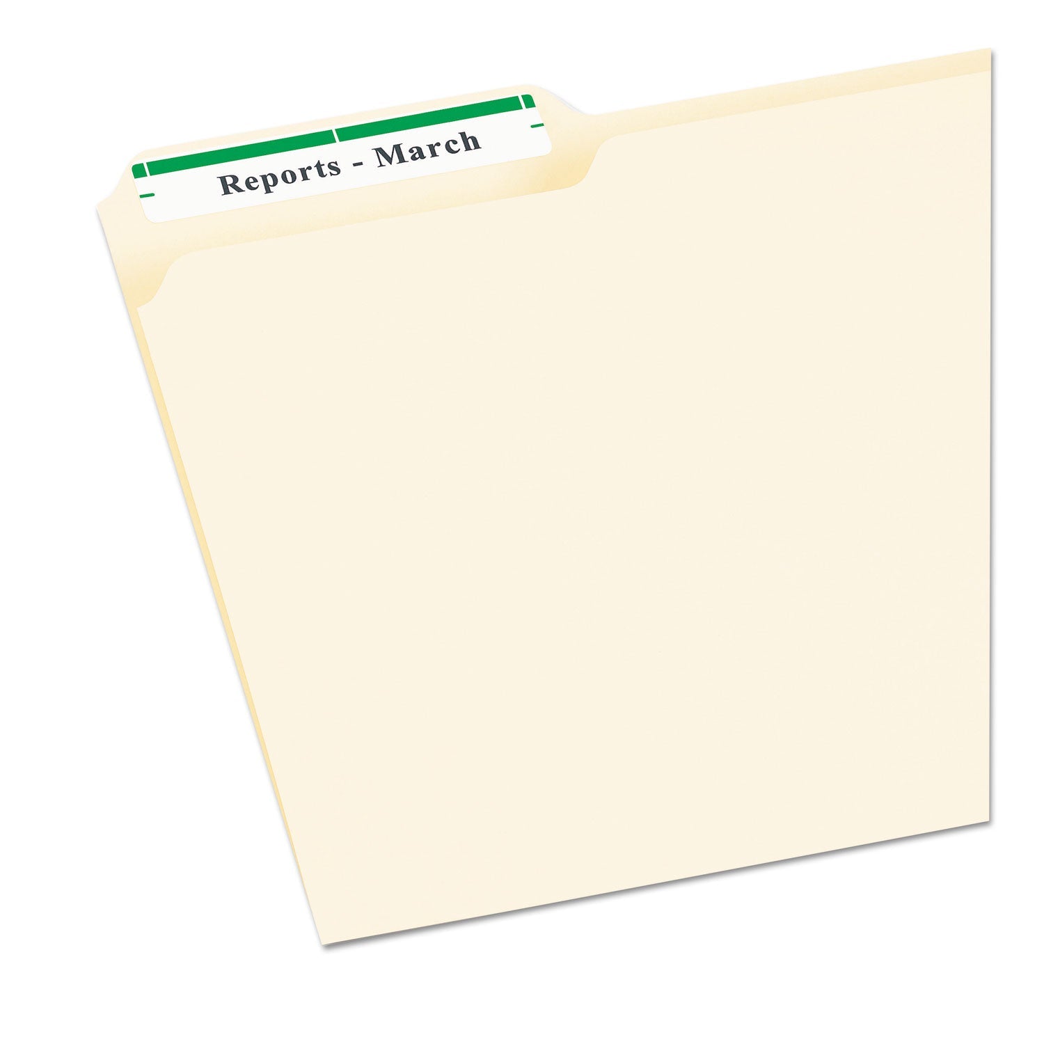 Avery® Permanent Trueblock File Folder Labels With Sure Feed Technology, 0.66 X 3.44, White, 30/sheet, 50 Sheets/box