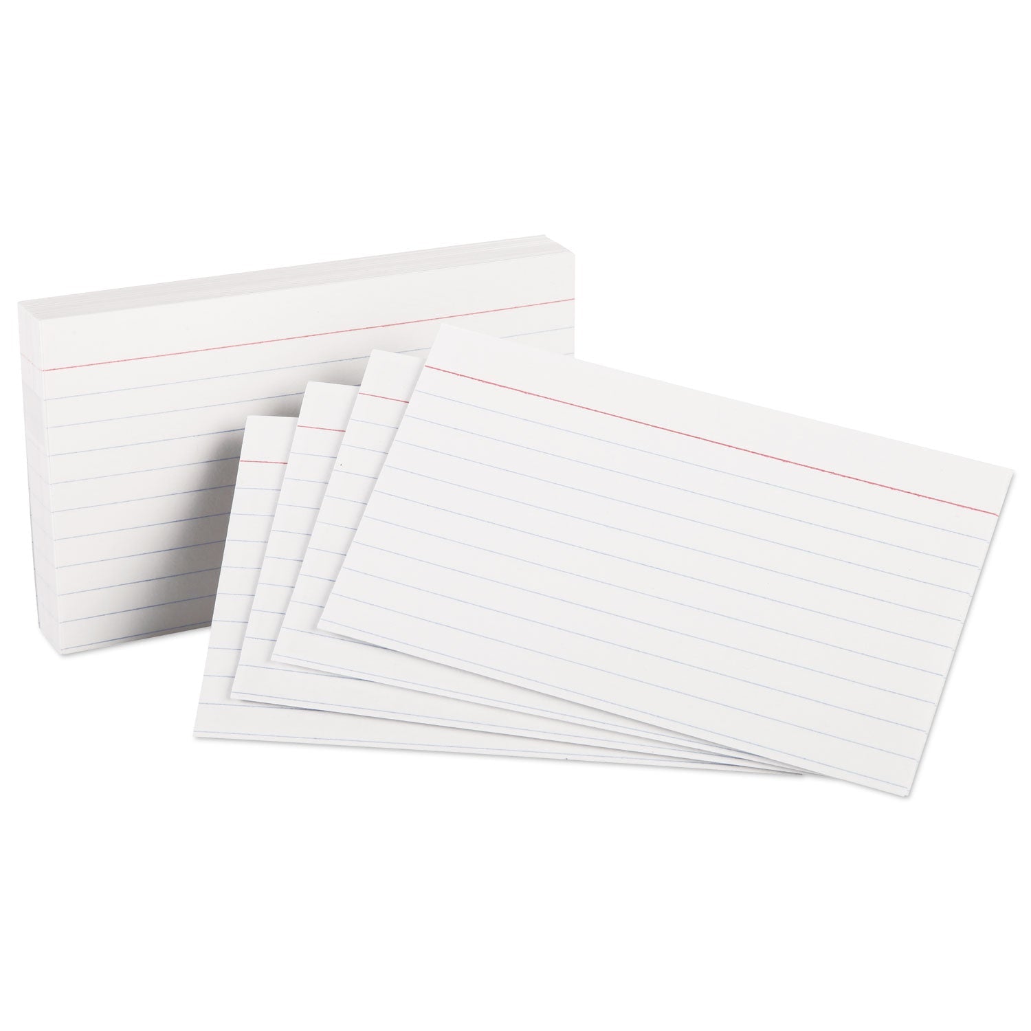 Oxford™ Ruled Index Cards, 3 X 5, White, 100/pack