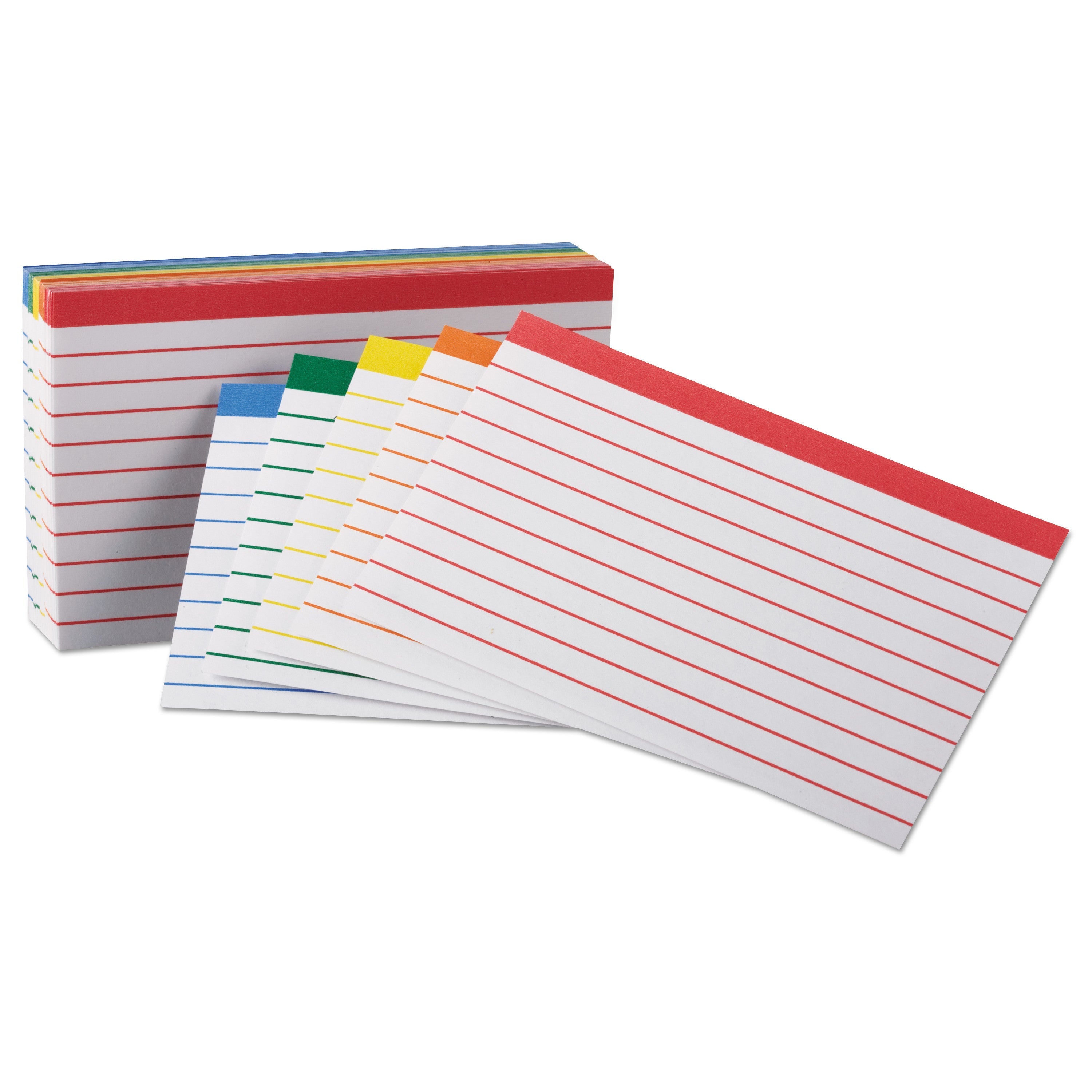 Oxford Color Coded Ruled Index Cards | 3x5