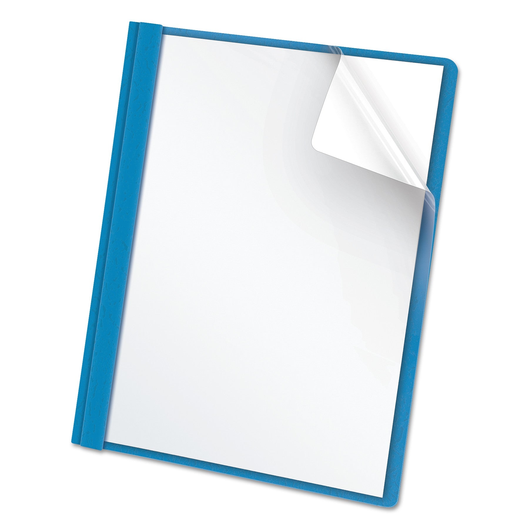 Oxford Clear Front Report Cover | Light Blue