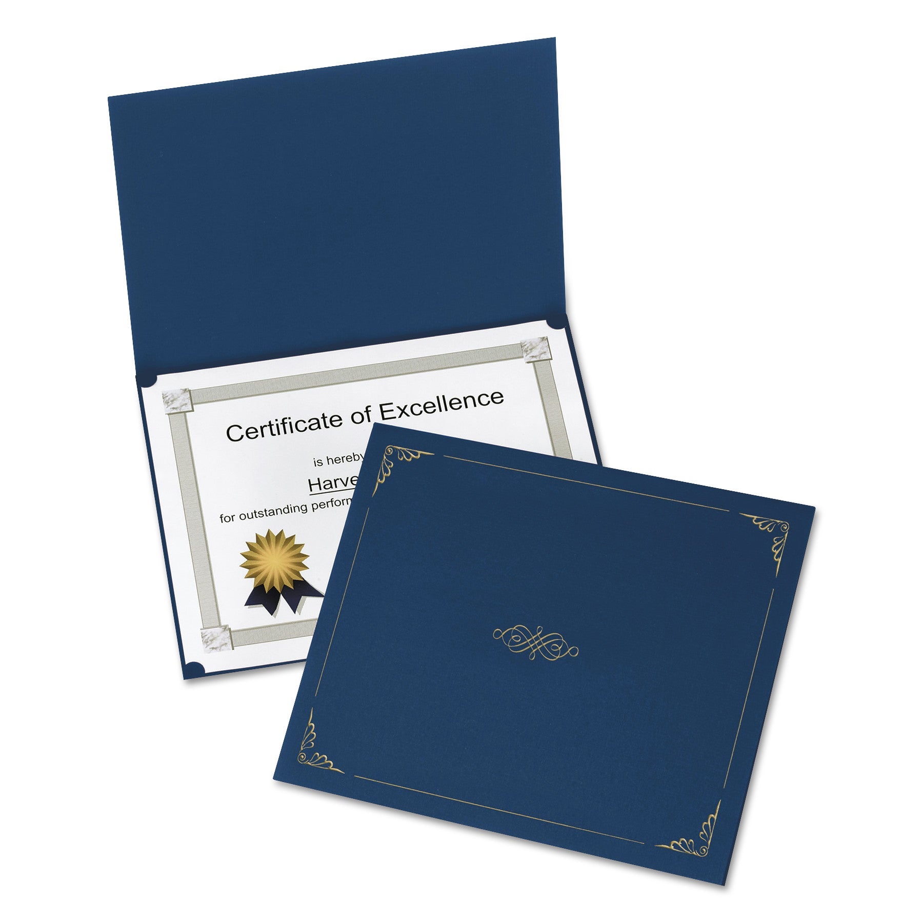 Oxford Certificate Holder | Dark Blue 5/Pack