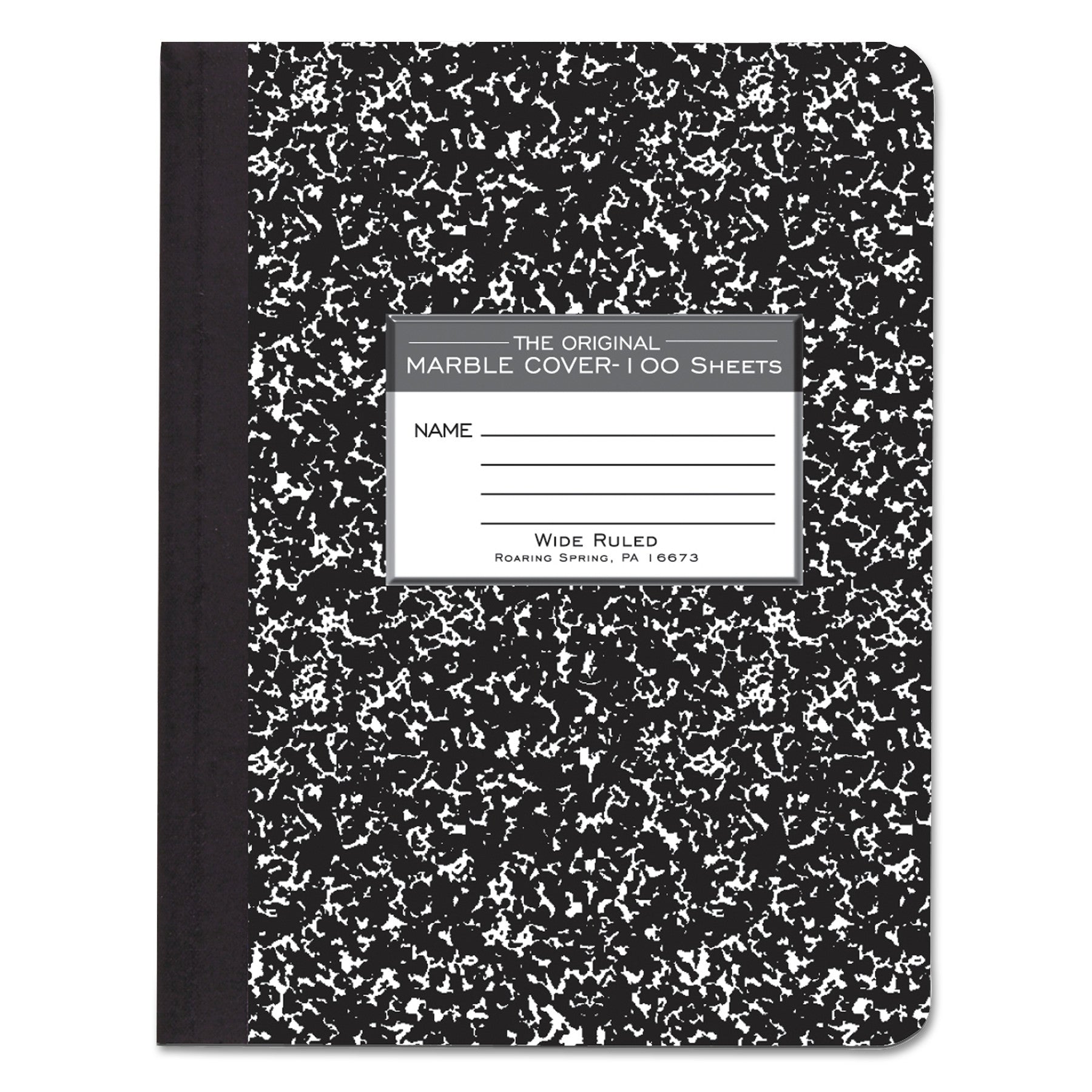 Marble Cover Composition Book | Wide Rule, 100 Sh