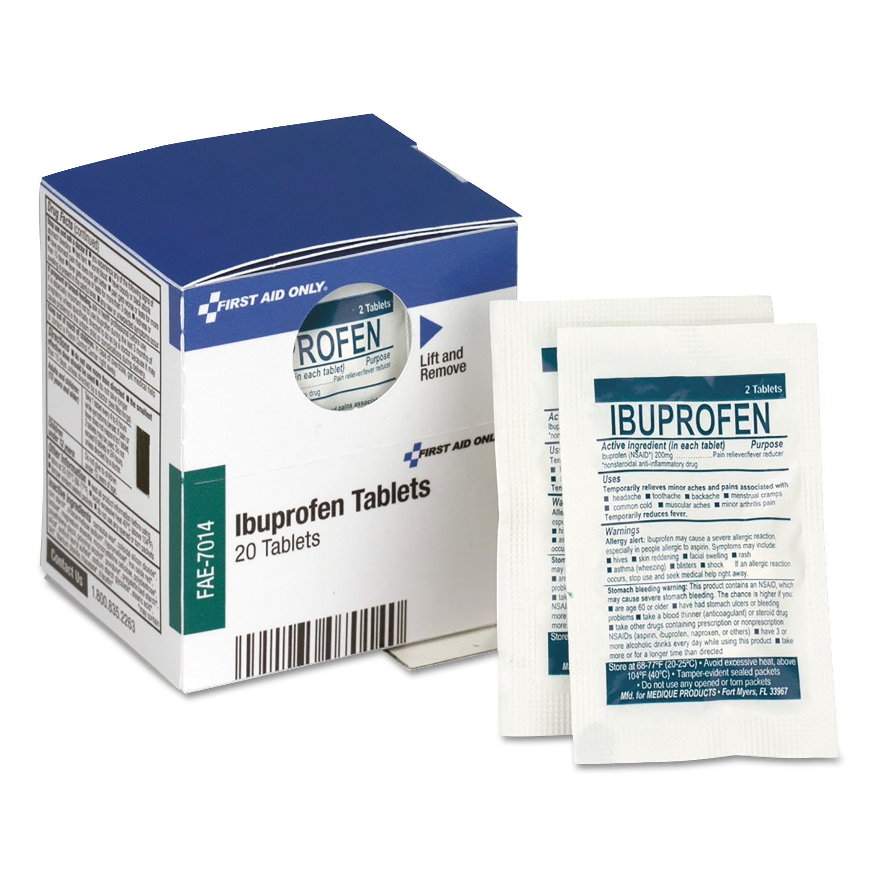Over the Counter Pain Relief | 20-Count Dispenser