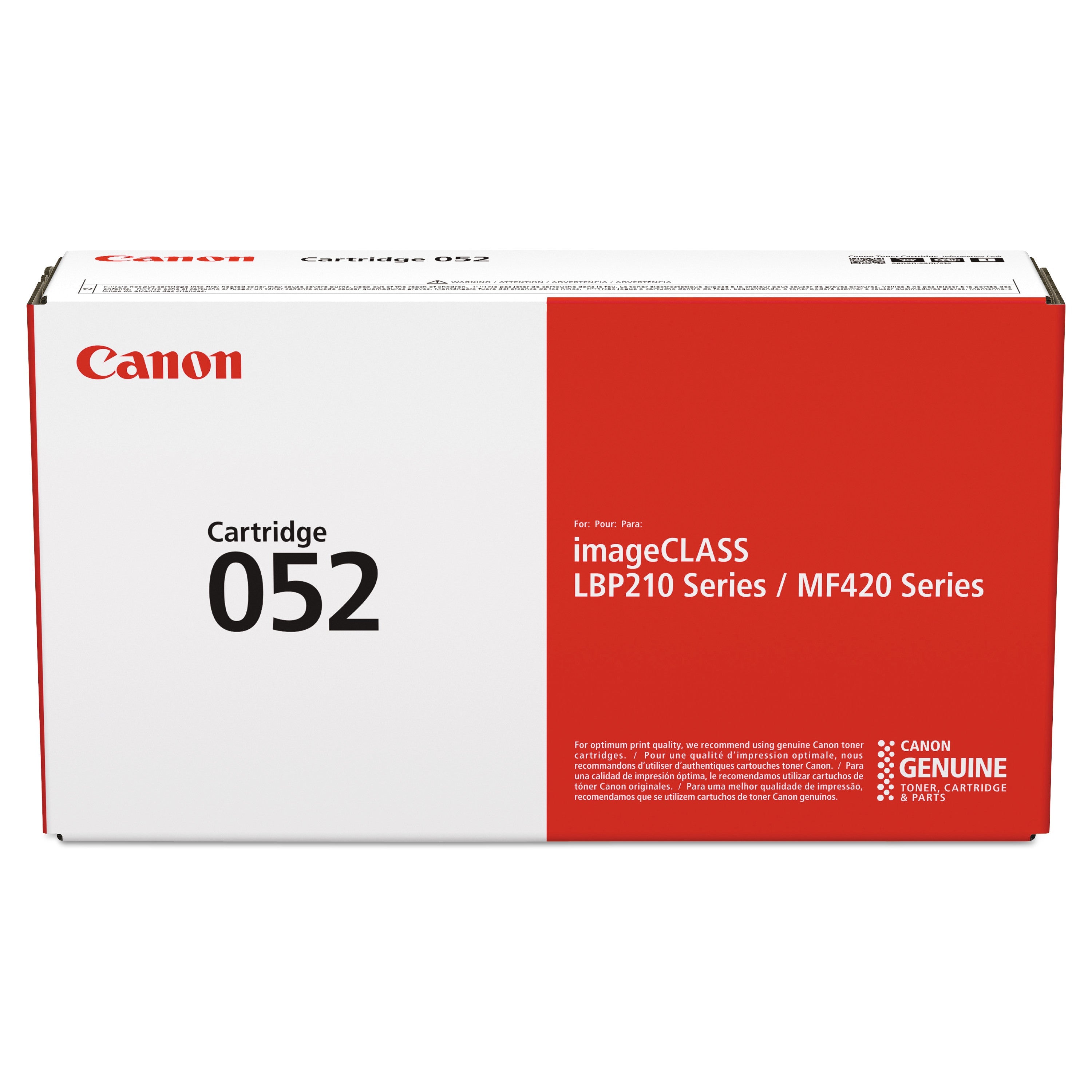 Canon® 2199c001 (052) Toner, 3,100 Page-Yield, Black