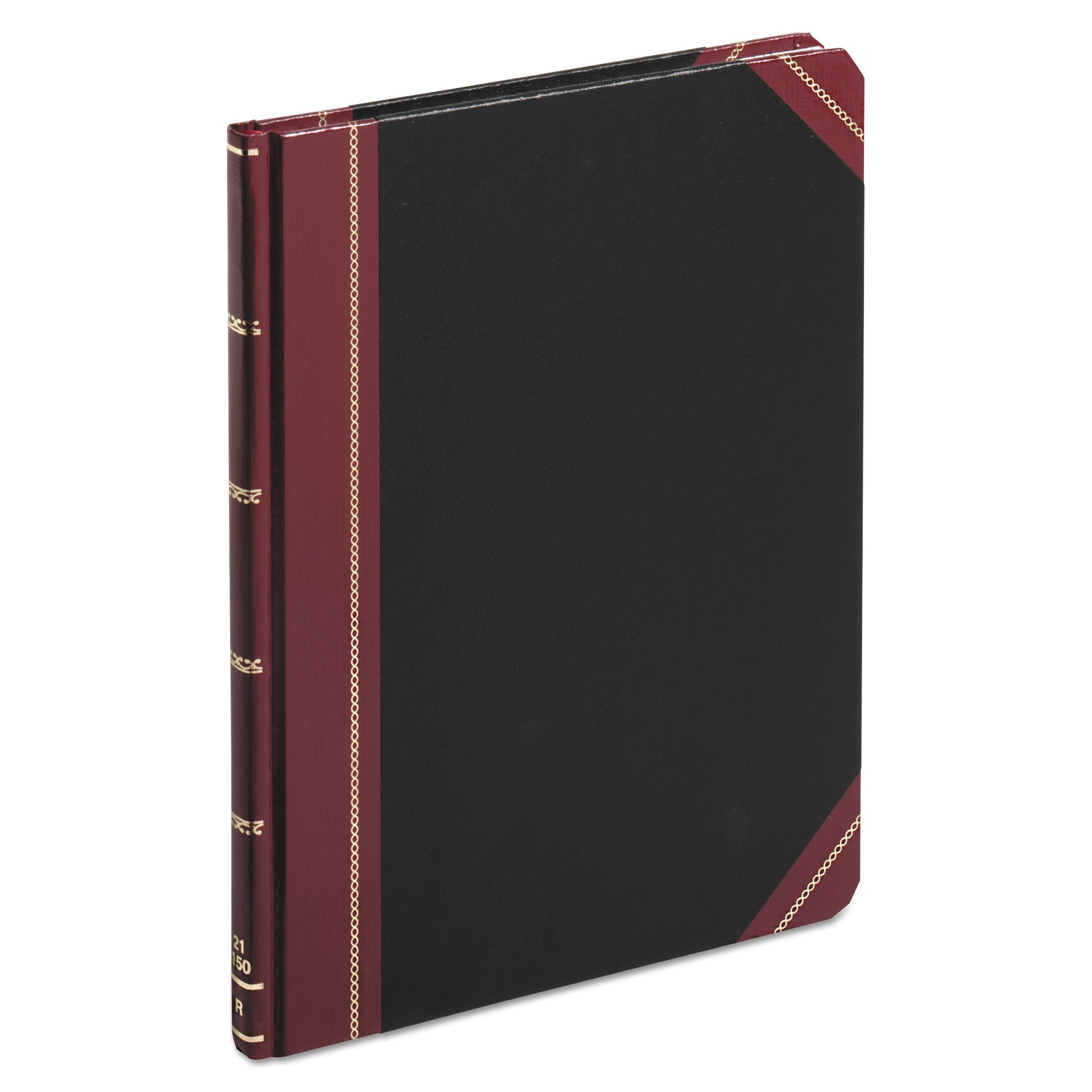 Boorum & Pease® Extra-Durable Bound Book, Single-Page 5-Column Accounting, Black/maroon/gold Cover, 10.13 X 7.78 Sheets, 150 Sheets/book