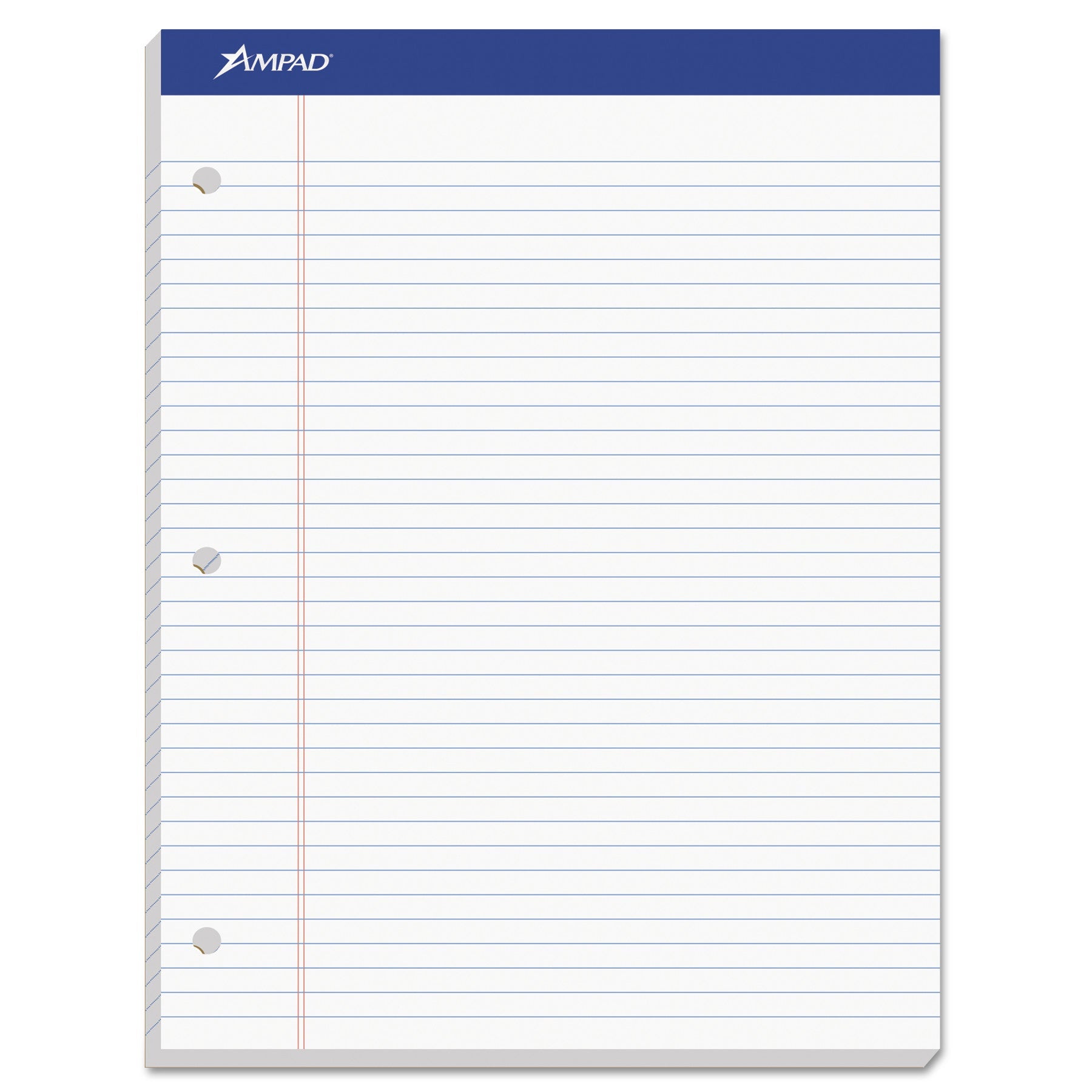 Ampad Double Sheet Pads | Medium Rule White