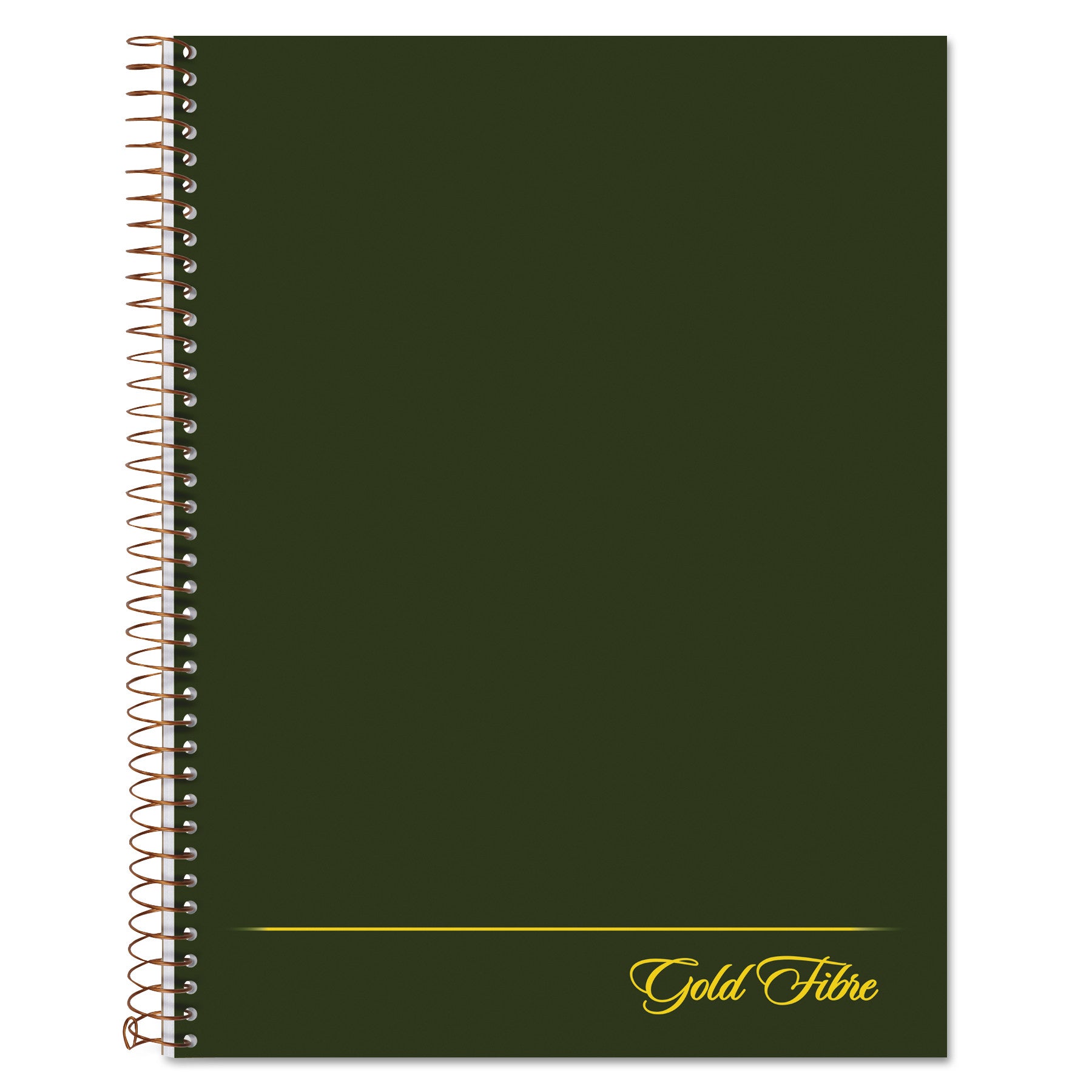 Ampad® Gold Fibre Wirebound Project Notes Book, 1-Subject, Project-Management Format, Green Cover, (84) 9.5 x 7.25 Sheets