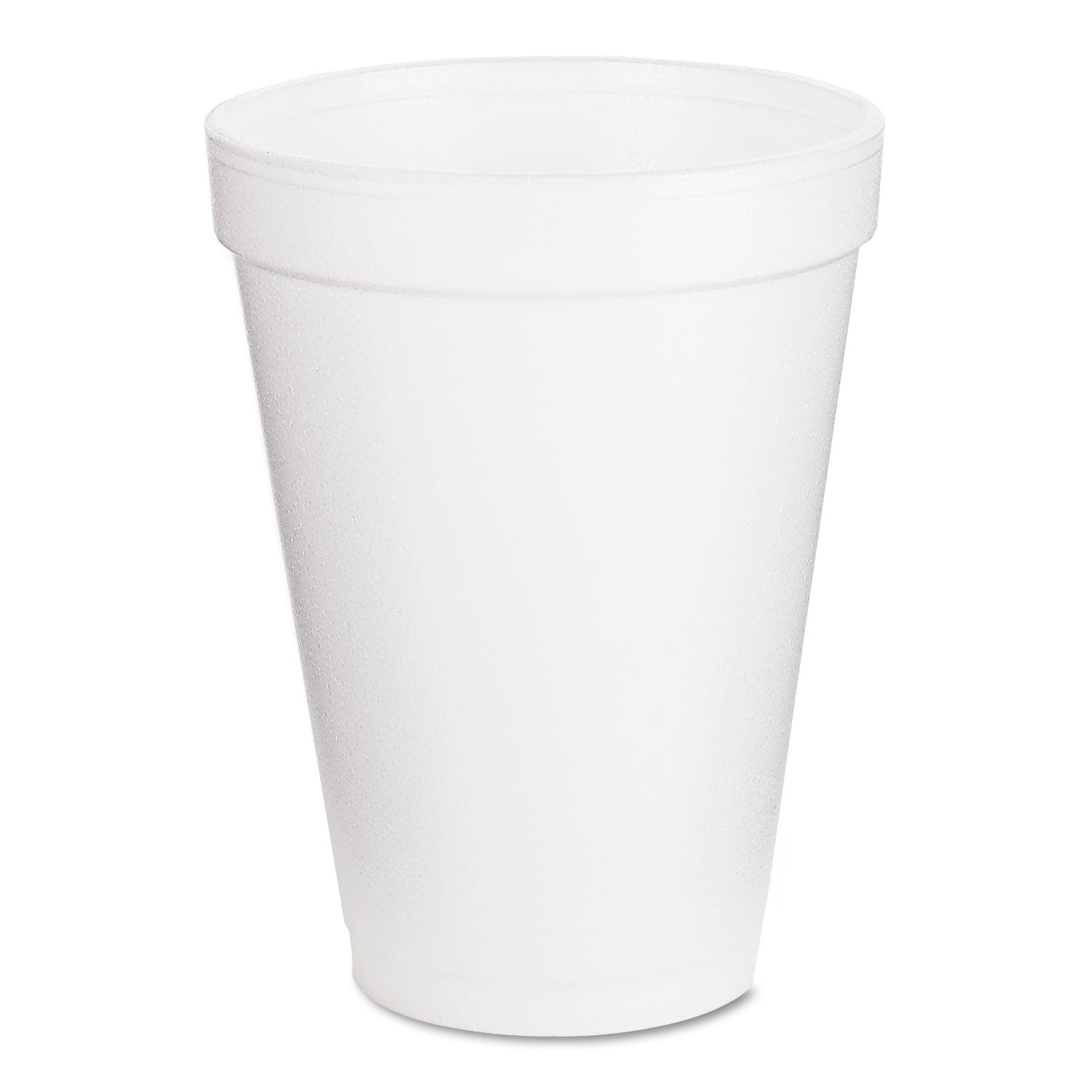 Dart® Foam Drink Cups, 12 Oz, White, 25/pack