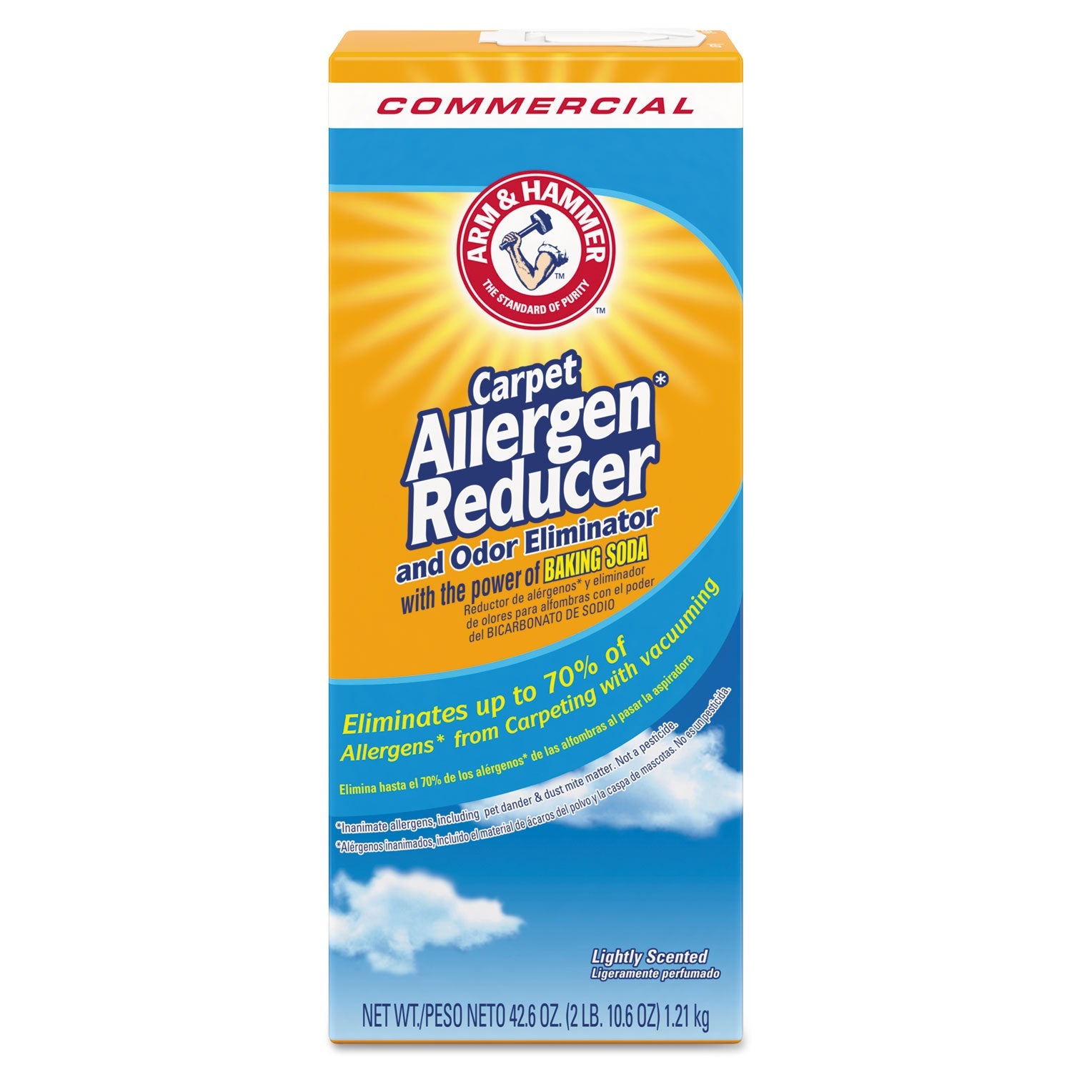 Arm & Hammer™ Carpet And Room Allergen Reducer And Odor Eliminator, 42.6 Oz Box, 9/carton